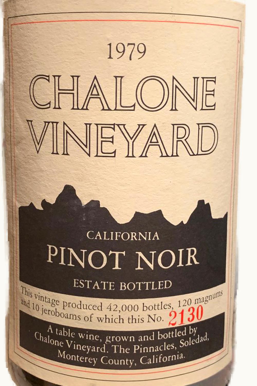 Chalone Chalone Pinot Noir Monterey County, 1979