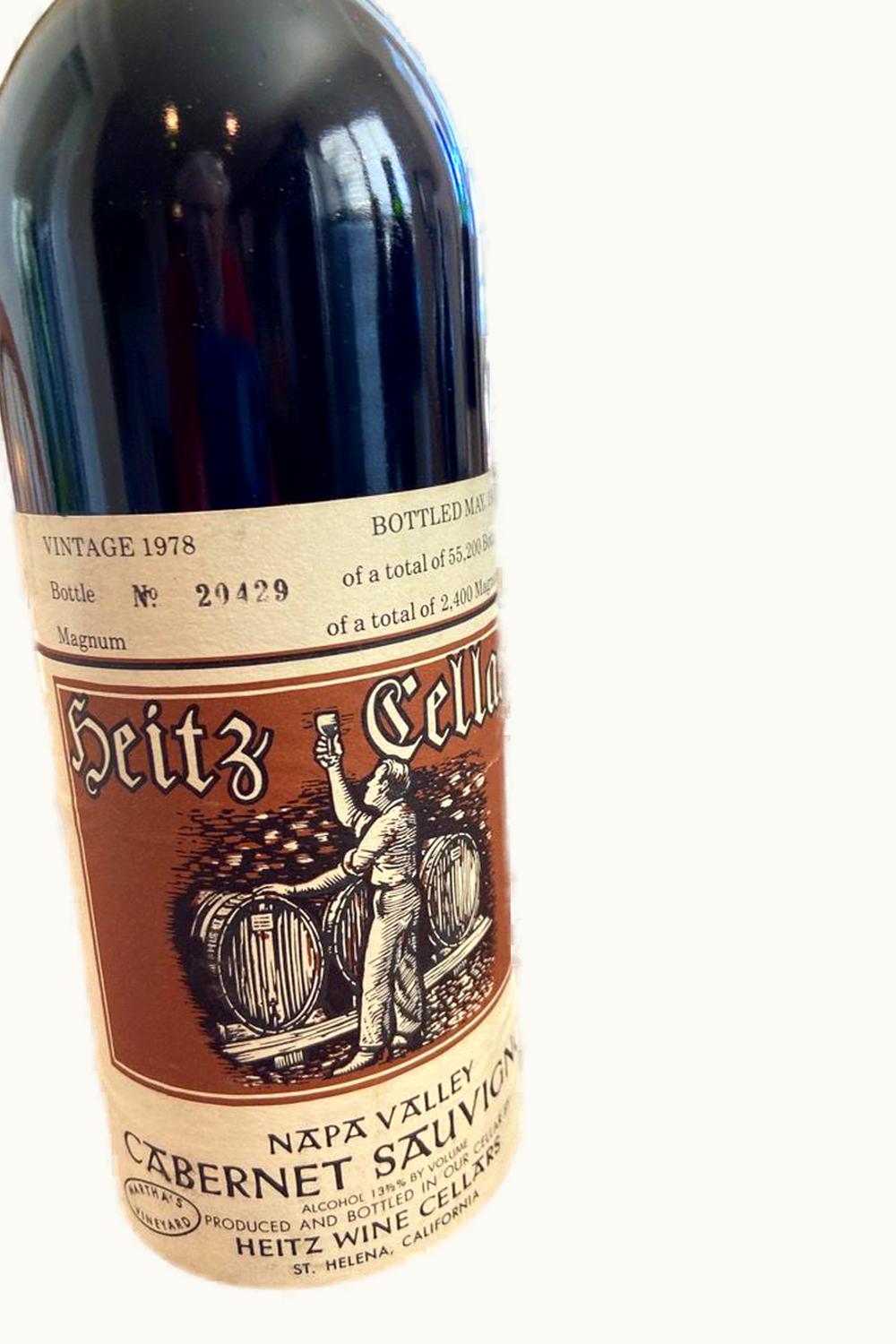 Heitz Cellars Martha Cab Sauv Napa Valley County, 1978