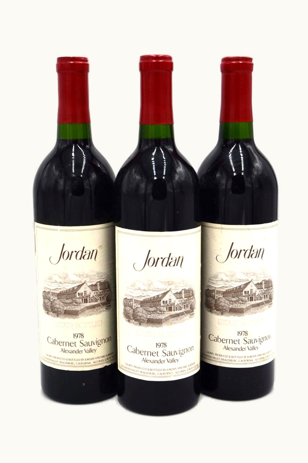 Jordan Jordan Cab Sauv Alex Valley Sonoma County, 1978