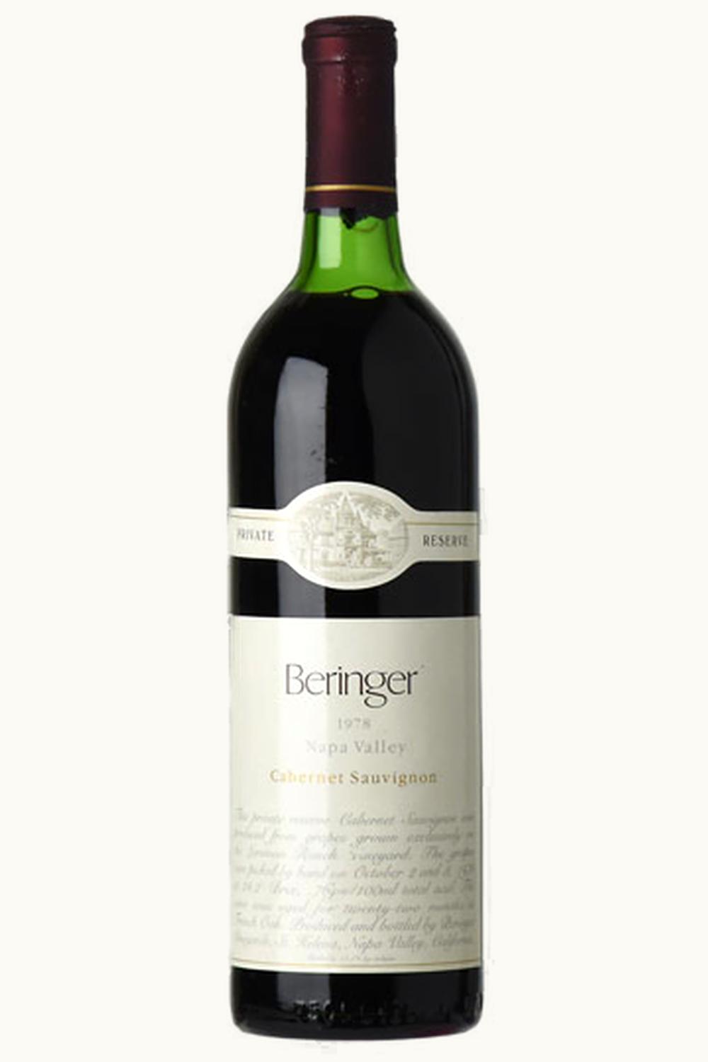 Beringer Prvt RSRV Cab Sauv Napa Valley County, 1978