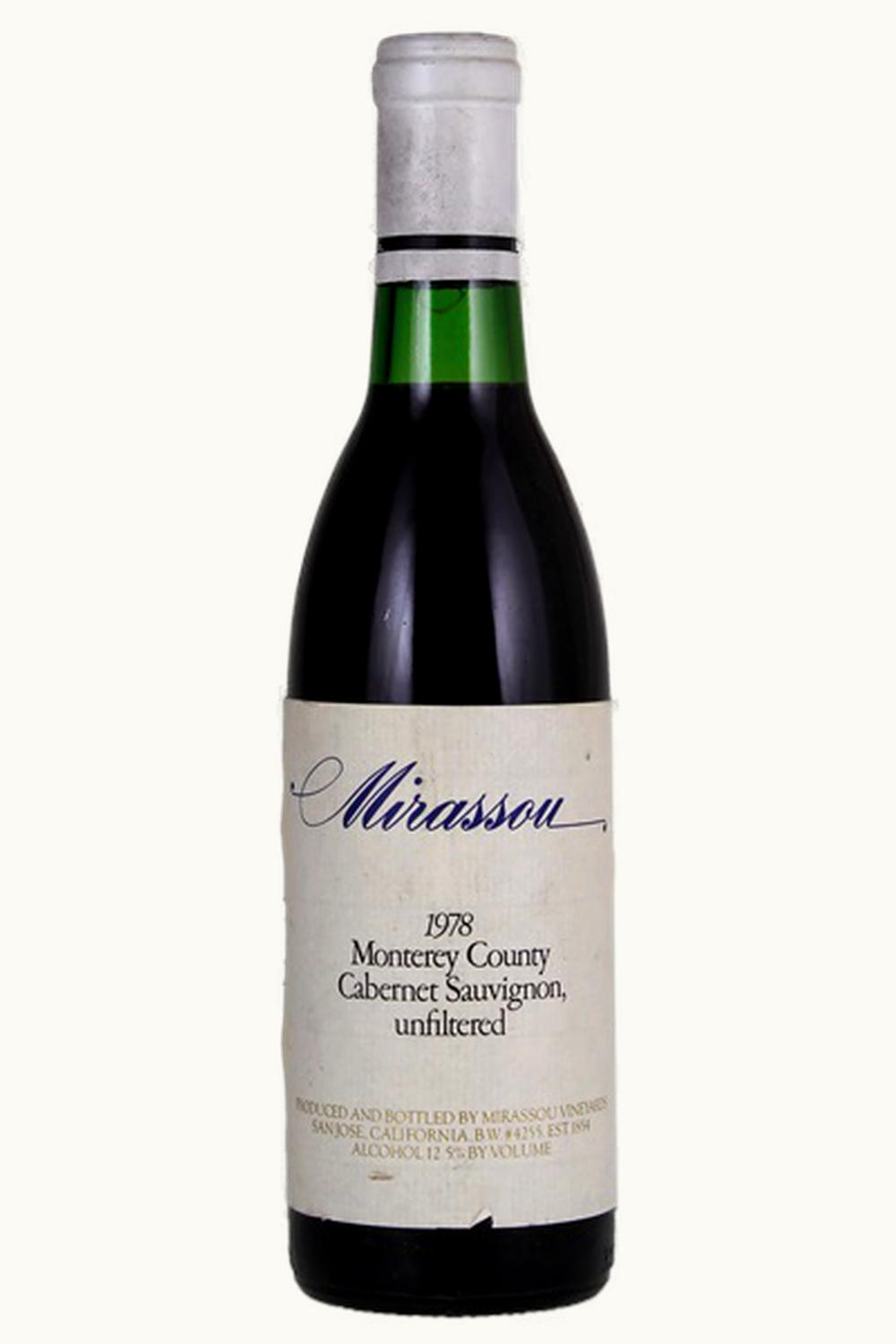 Mirassou Mirassou Harvest RSRV Cab Sauv Monterey County, 1978
