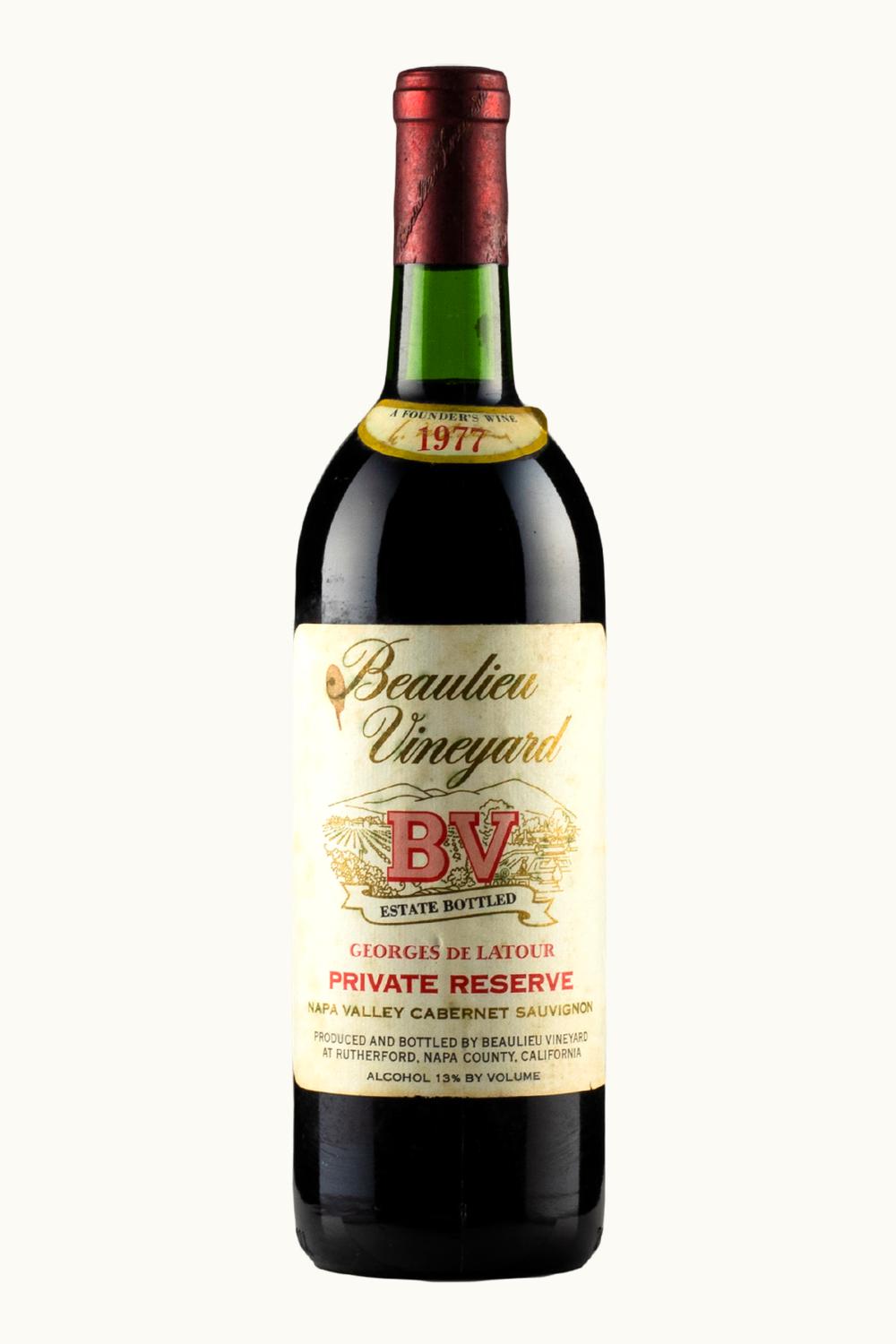 Beaulieu Vineyard George de Latour Private Reserve Cabernet Sauvignon, 1977