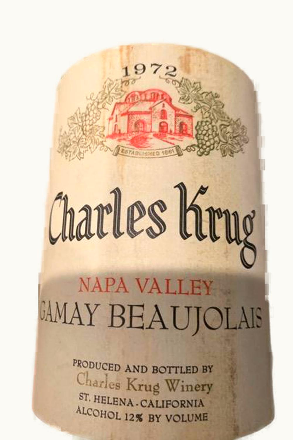 Charles Krug Charles Krug Peter Mondavi Family Cabernet Sauvignon, 1975