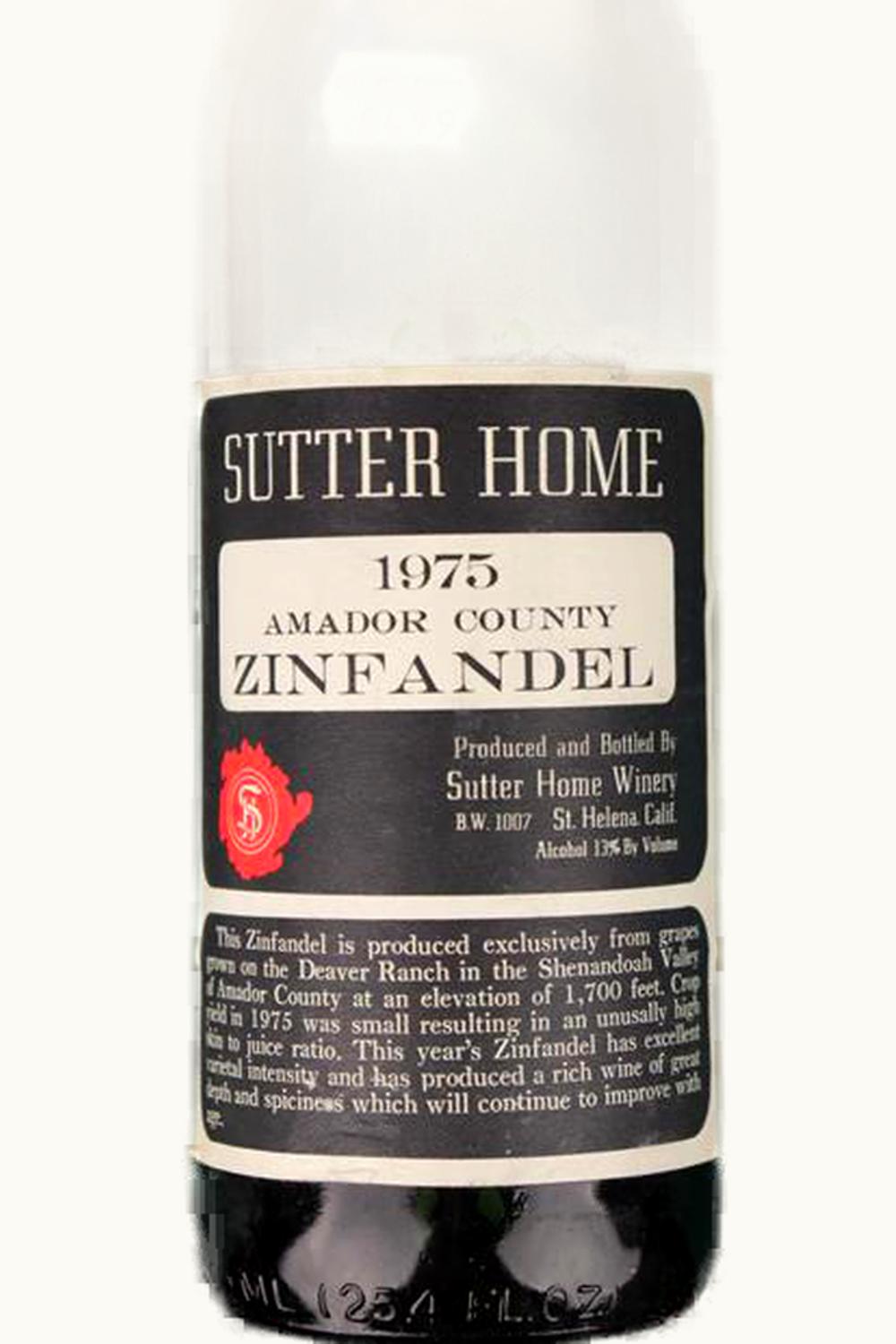 Sutter Home Winery Sutter Home Winery Zinfandel, 1975
