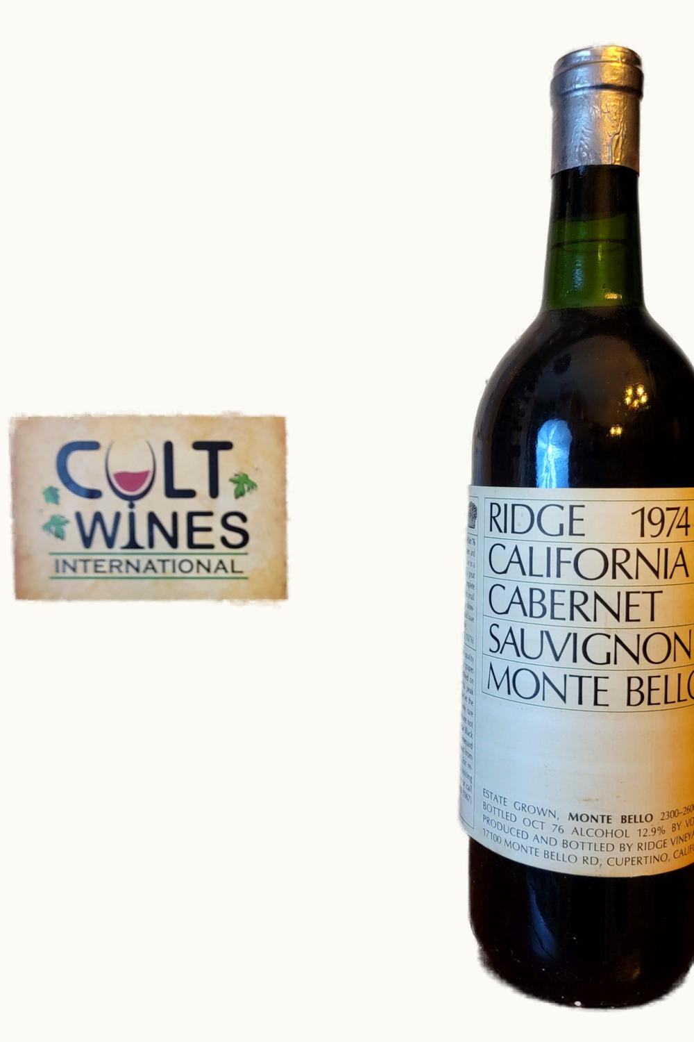 Ridge Vineyards Monte Bello, 1974
