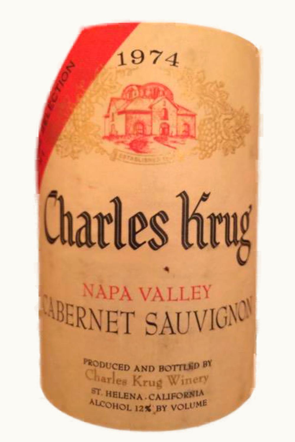 Charles Krug Charles Krug Peter Mondavi Family Vintage Select Cabernet Sauvignon, 1974 UZ0660753