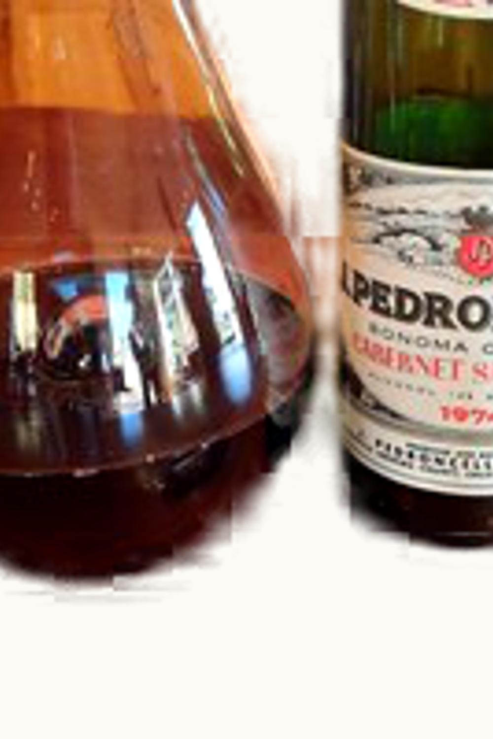 Pedroncelli Pedroncelli Cabernet Sauvignon, 1974