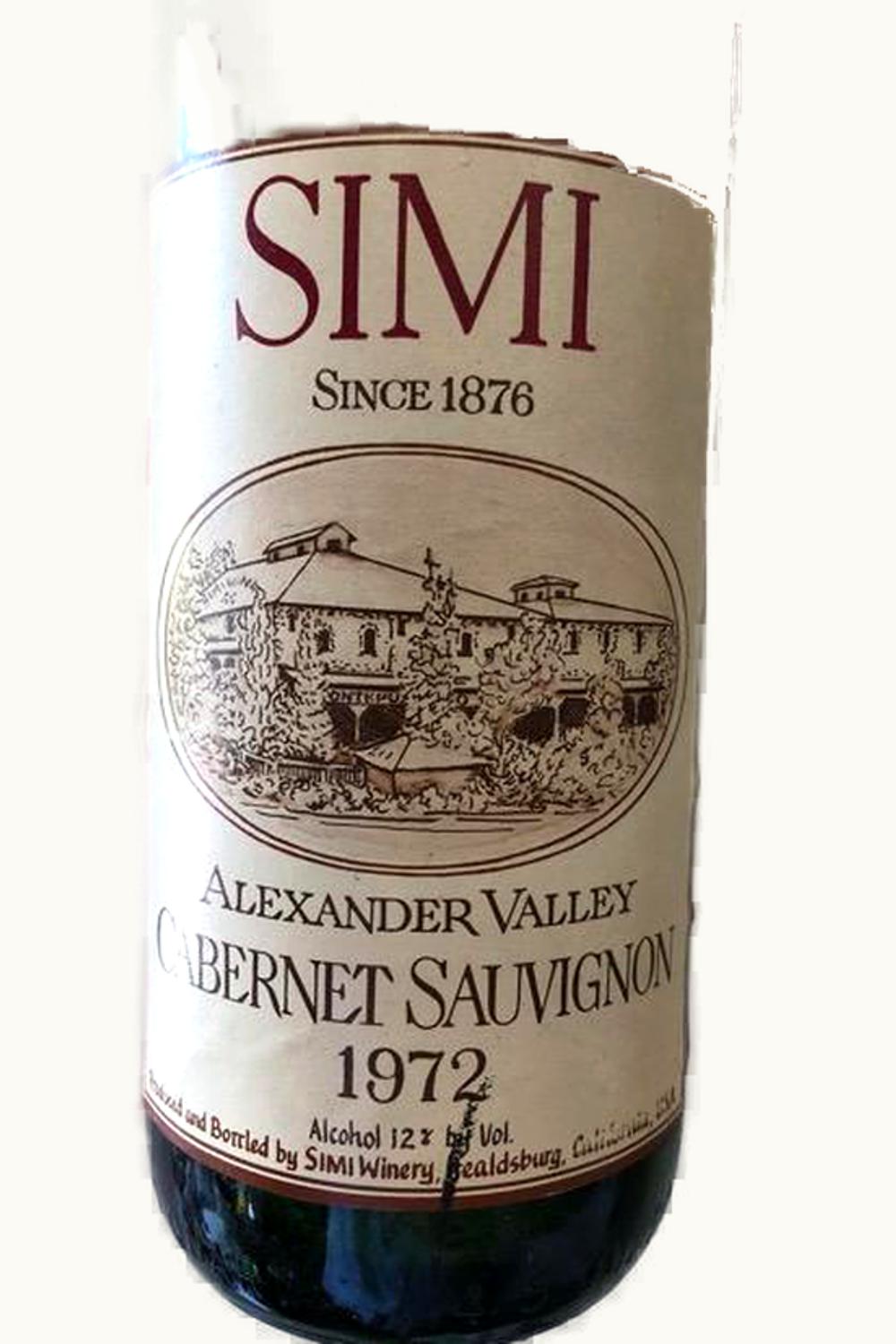 Simi Simi Special Reserve 10th Anniversary Cabernet Sauvignon, 1974
