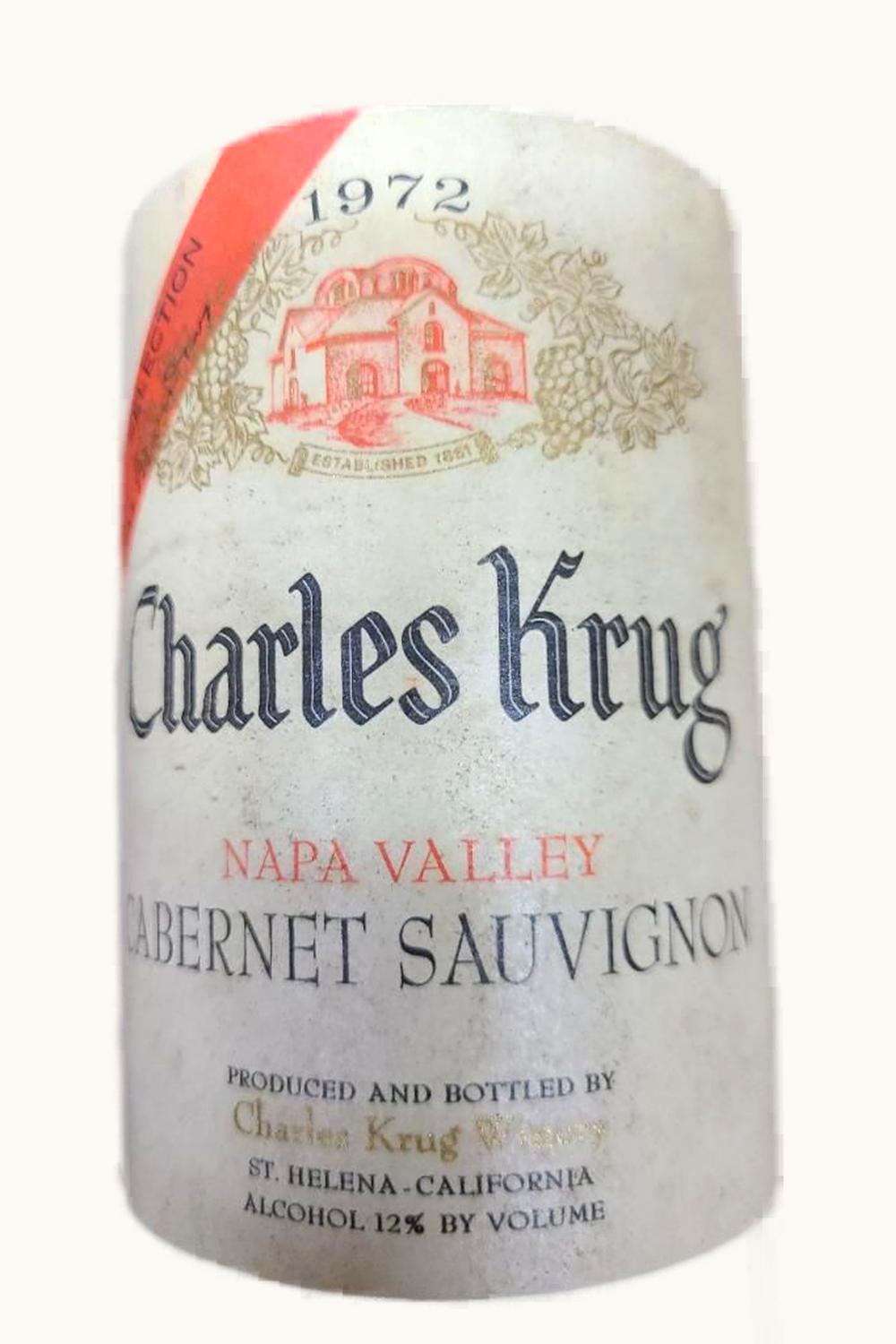 Charles Krug Charles Krug Peter Mondavi Family Vintage Select Cabernet Sauvignon, 1973