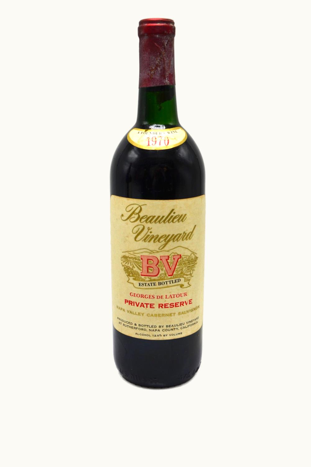 Beaulieu Vineyard George de Latour Private Reserve Cabernet Sauvignon, 1970