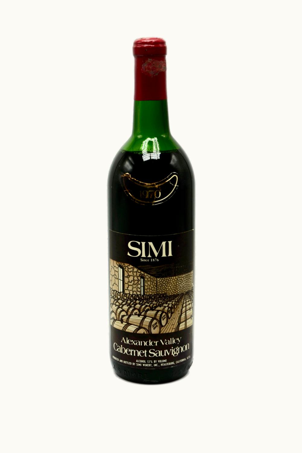 Simi Simi Cabernet Sauvignon, 1970