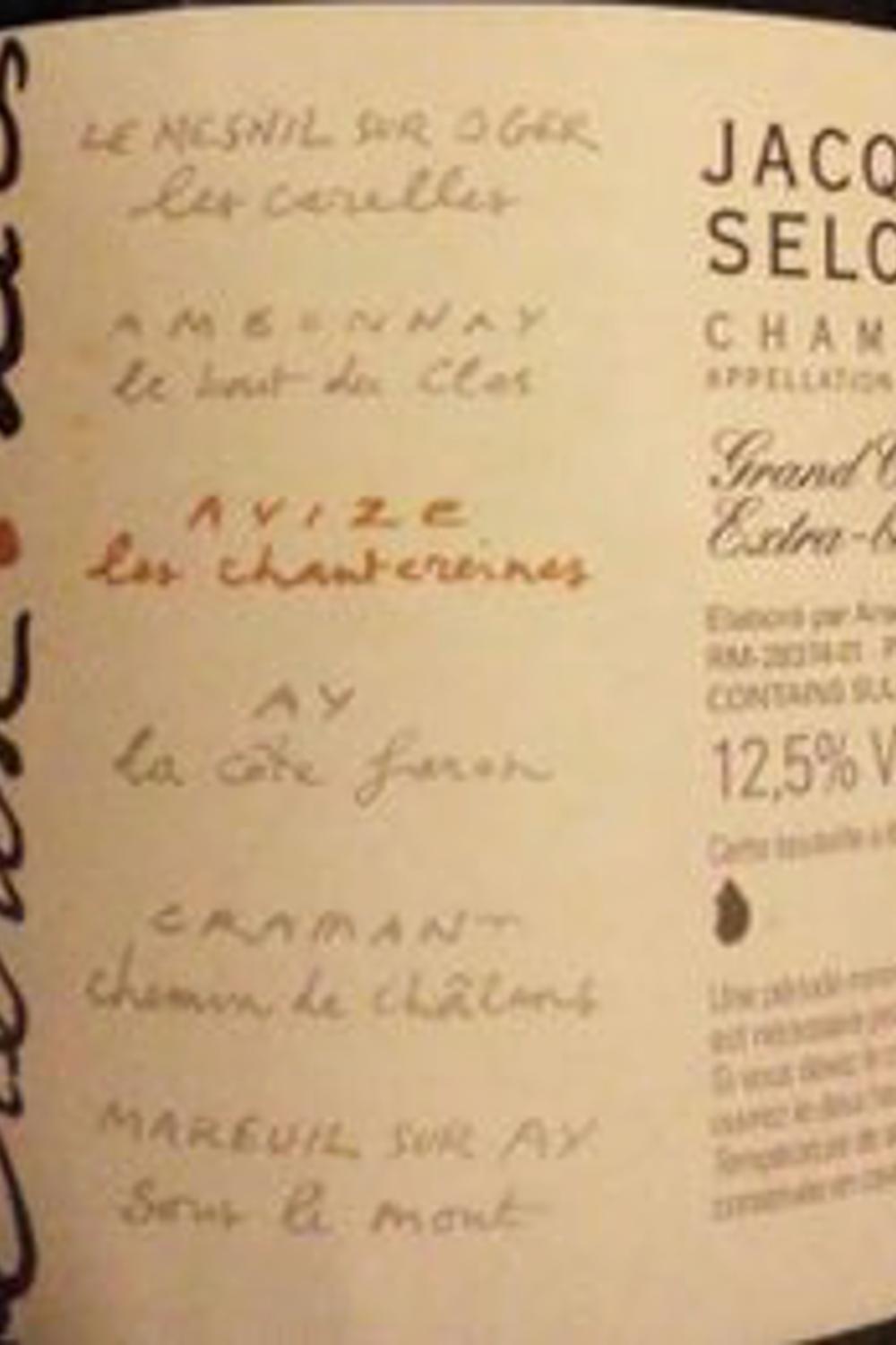 Jacques Selosse Jacques Selosse Lieu-dit Les Chantereines Avize Grand Cru Extra Brut, 2021