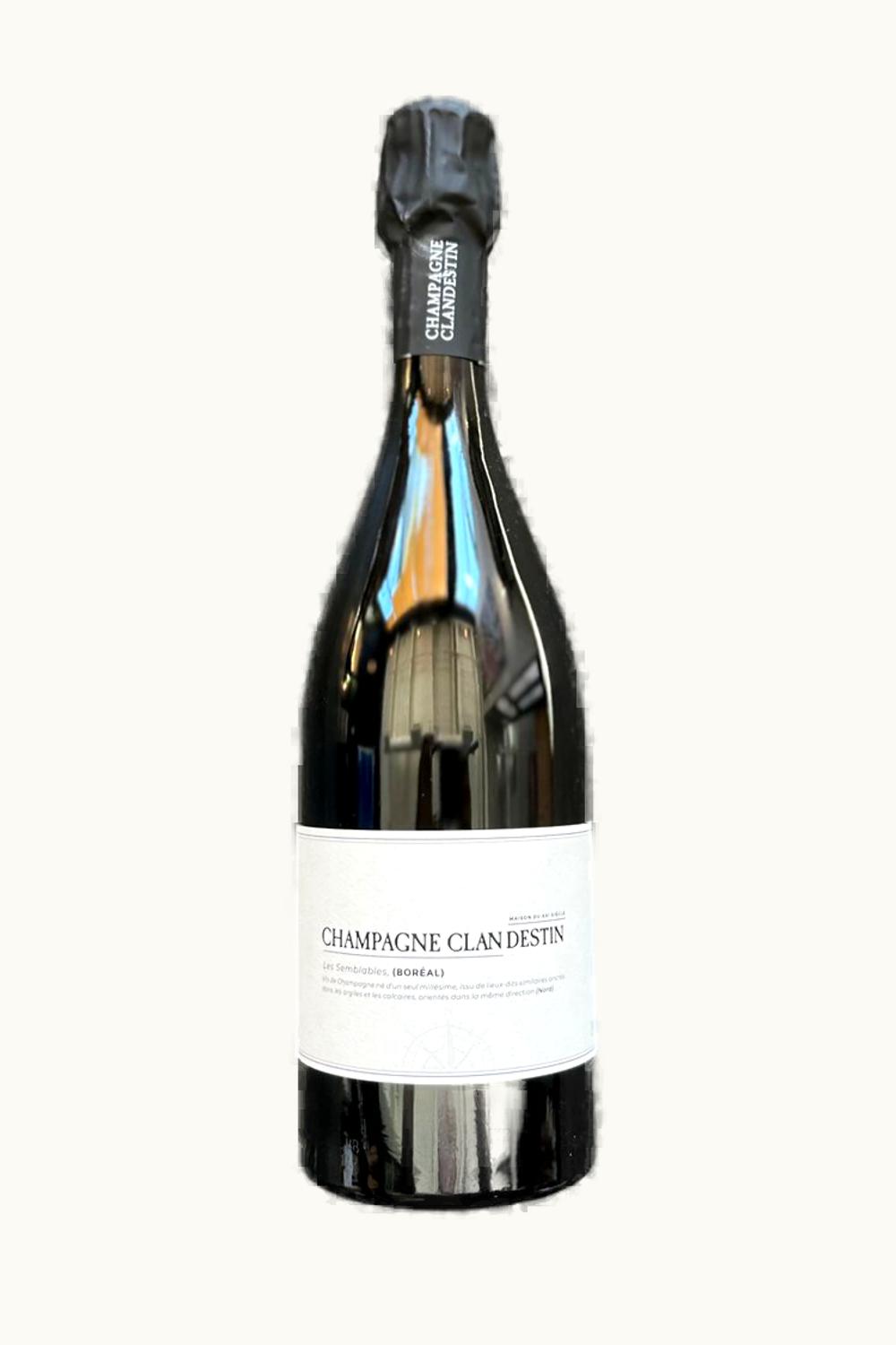 Clandestine Clandestine Les Semblables Boréale Brut Nature Champagne Zéro, 2020