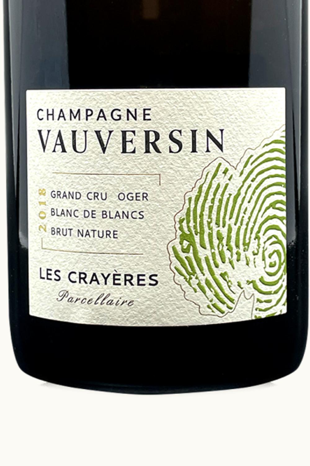 Vauversin Vauversin Les Crayères Blanc de Blancs Grand Cru Oger Brut Nature, 2019