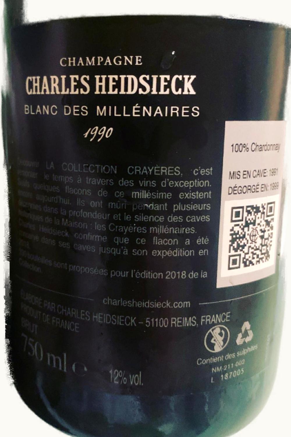 Alex Grimee Alex Grimee Vigne de Bonnefil Lieu Dits Sous Les Trois Brut Nature Millésimé Champagne, 2018