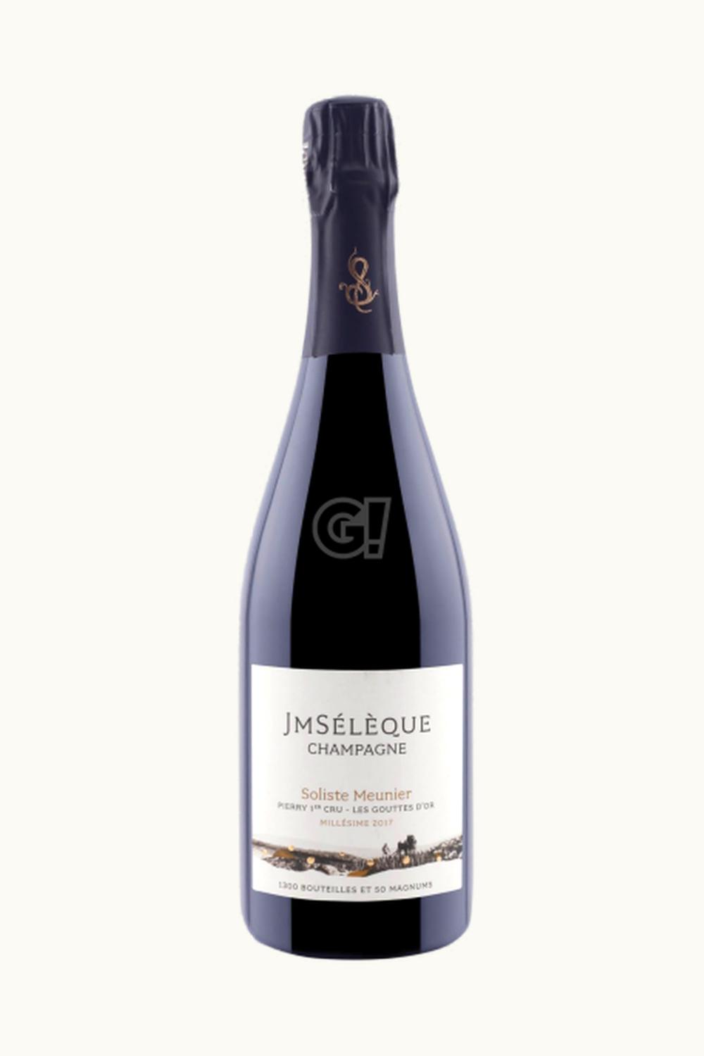 J. M. Sélèque J. M. Sélèque Soliste Pinot Noir Perrier Premier Cru Les Gayère Champagne Blanc de France, 2017