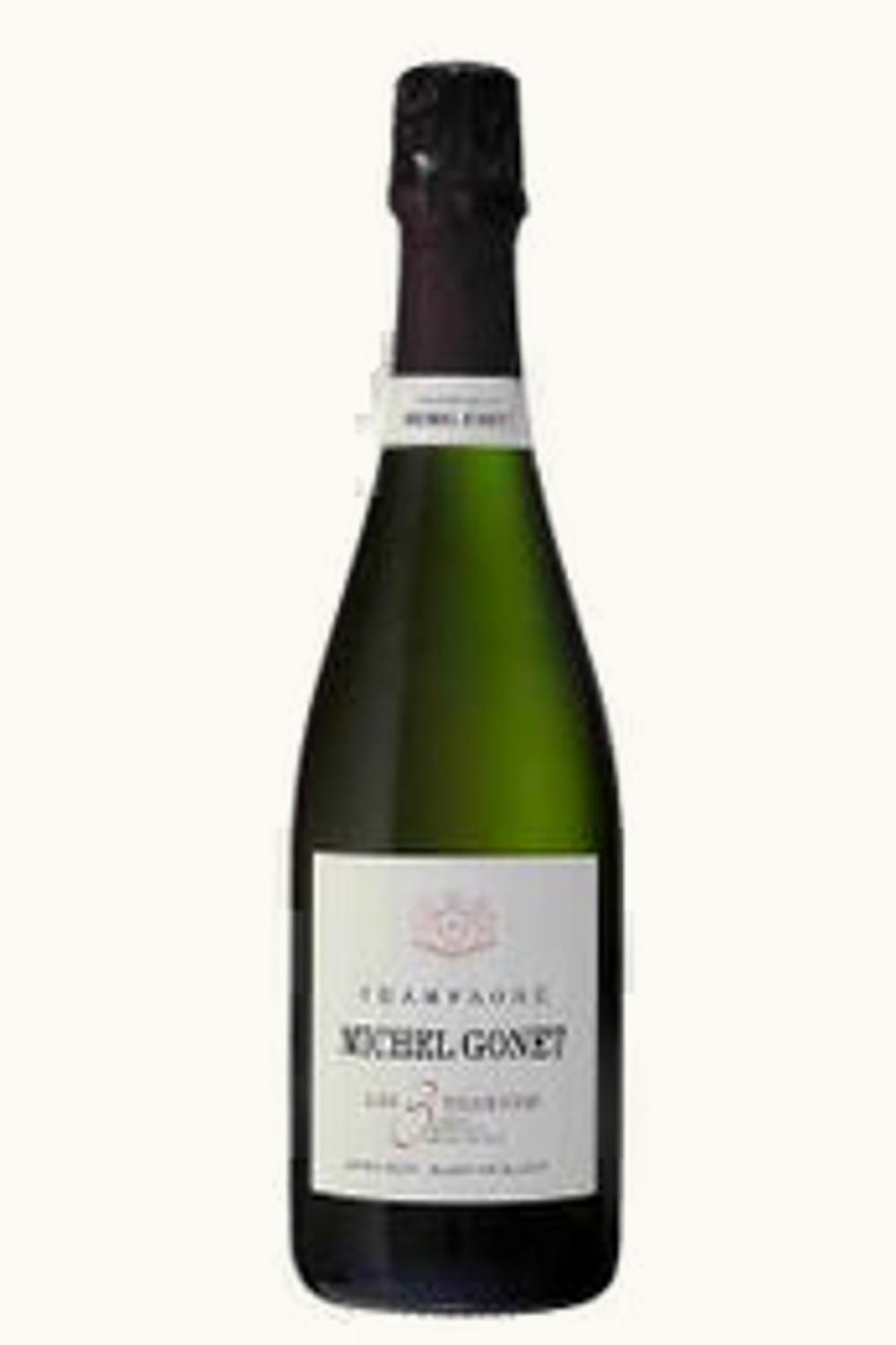 Michel Gonnet Michel Gonnet Les Trois Terroirs Blanc de Blancs Grand Cru Extra Brut Millésimé Champagne, 2017