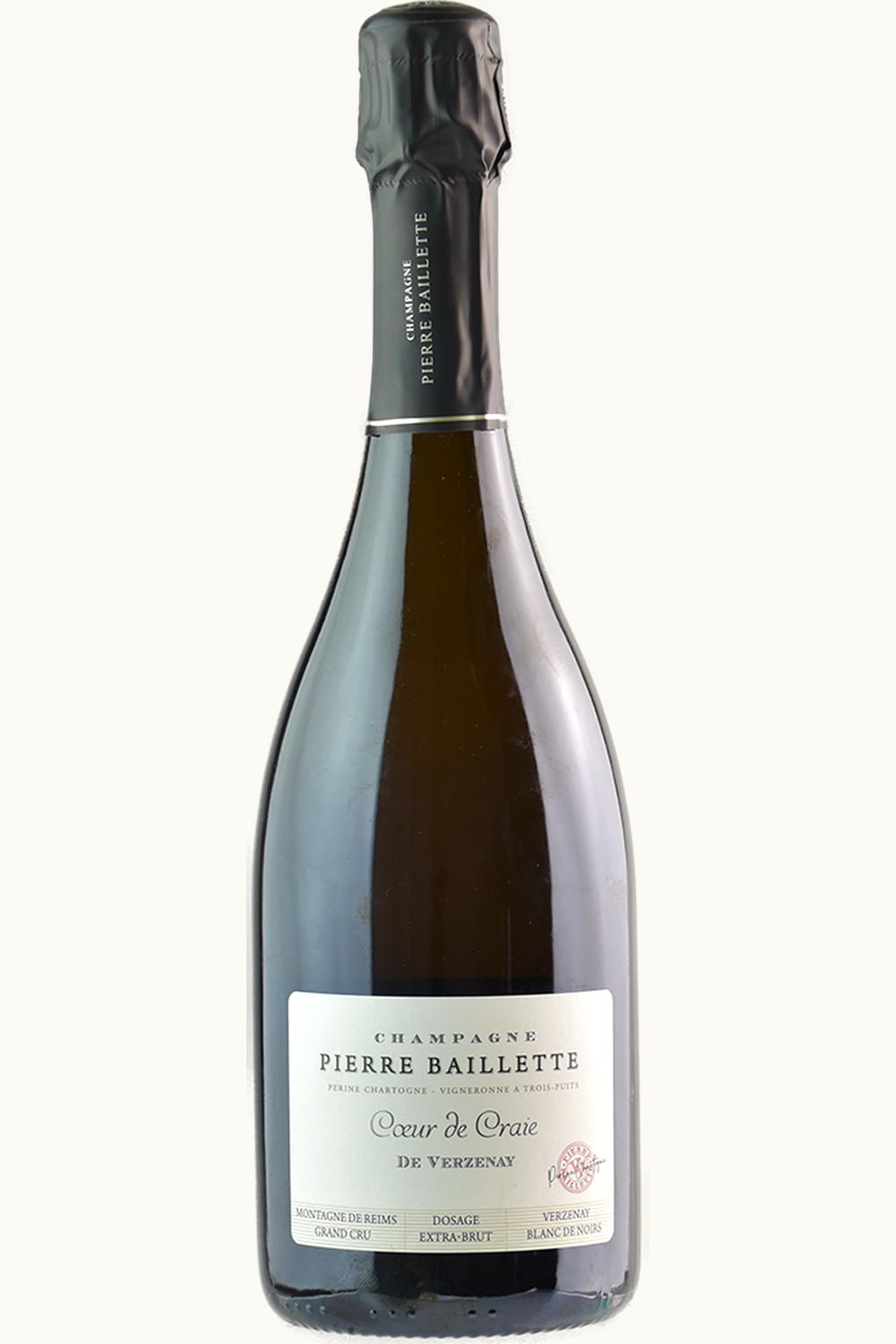 Pierre Baillette Pierre Baillette Cœur de Craies Verzenay Blanc Noir Grand Cru Extra Brut Champagne, 2017