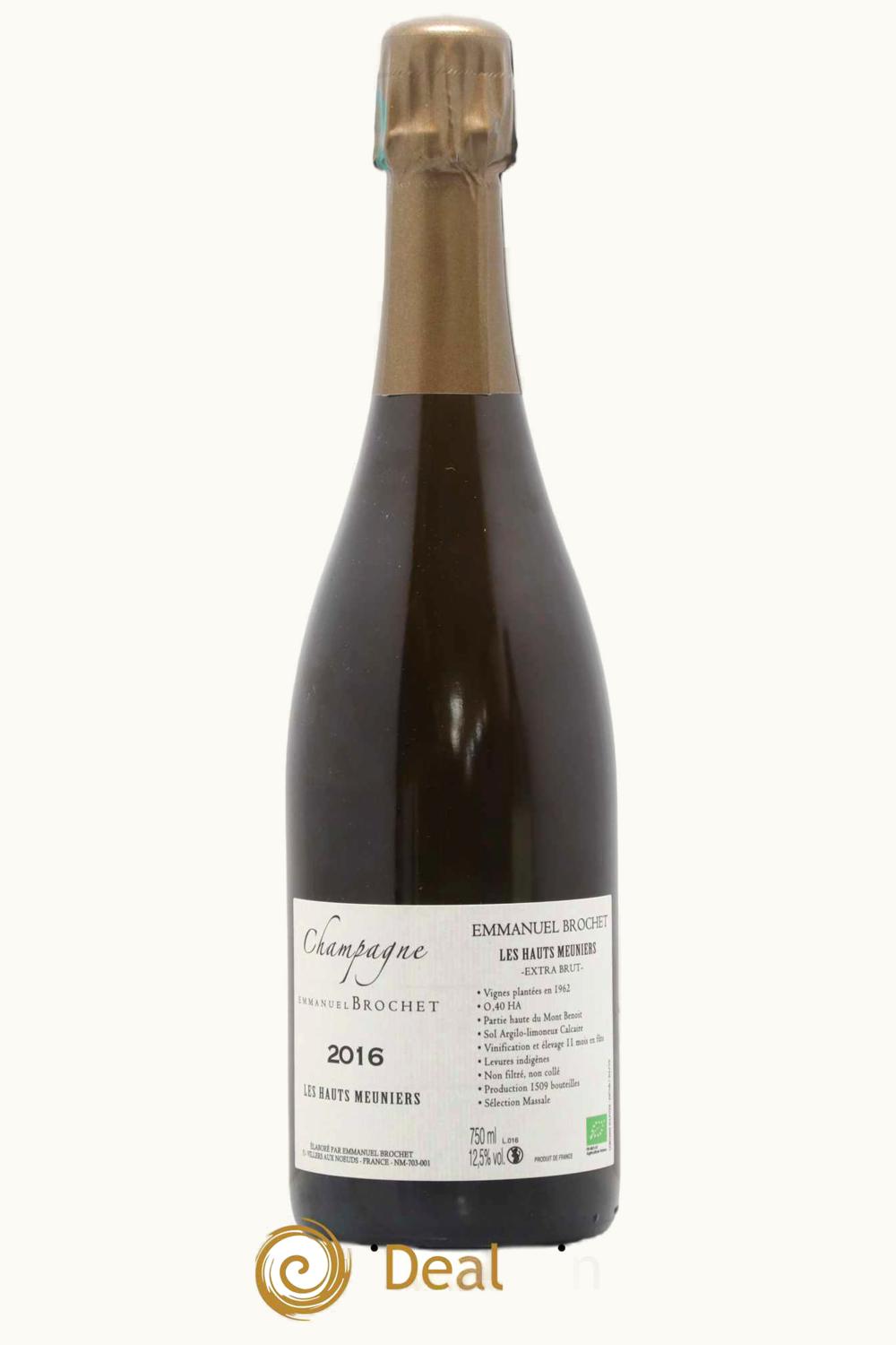 Emmanuel Brochet Emmanuel Brochet Les Haut Meunier Premier Cru Extra Brut Champagne, 2016