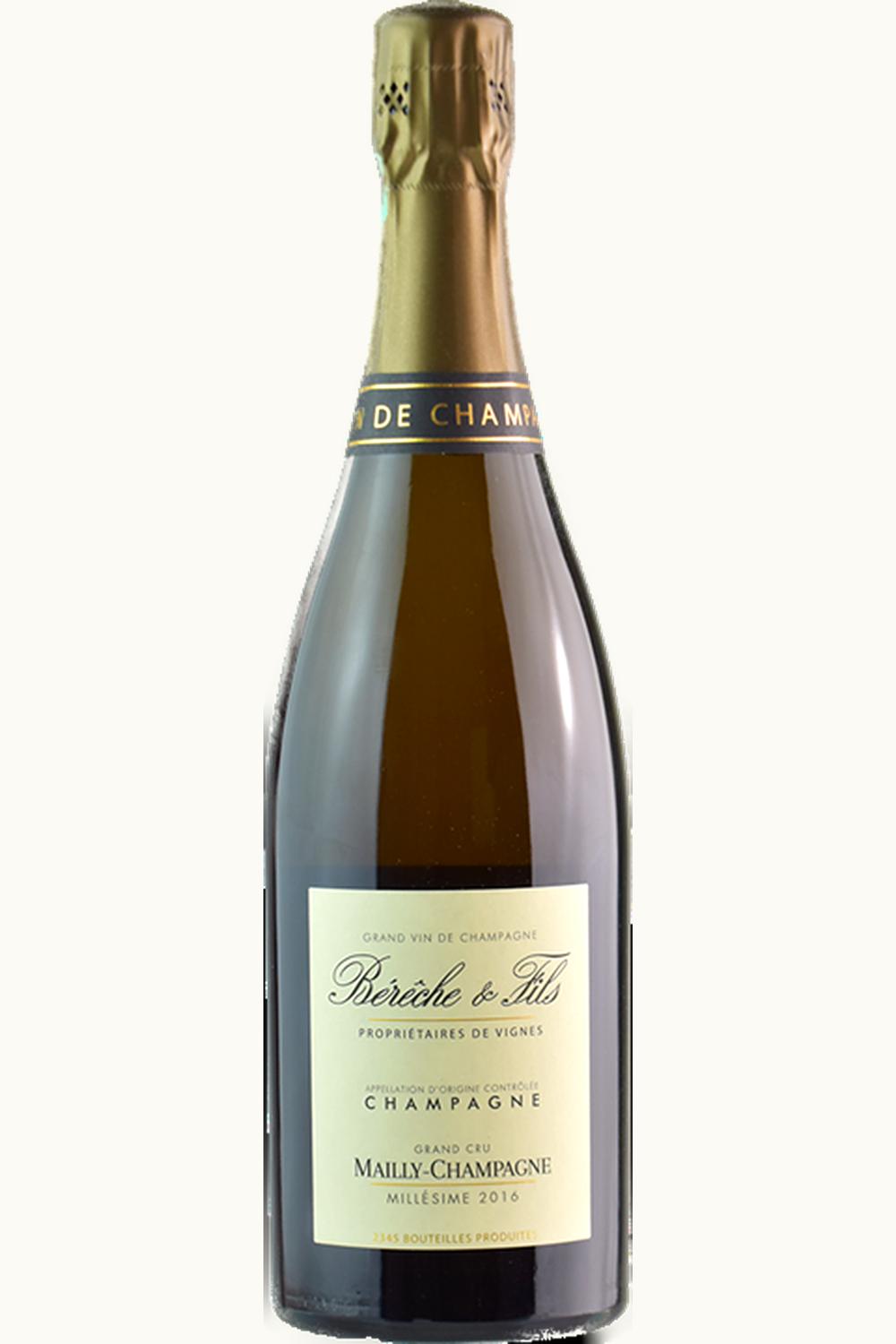 Bérêche & Fils Bérêche & Fils Rilly-la-Montagne Premier Cru Extra Brut Millésimé Champagne, 2016