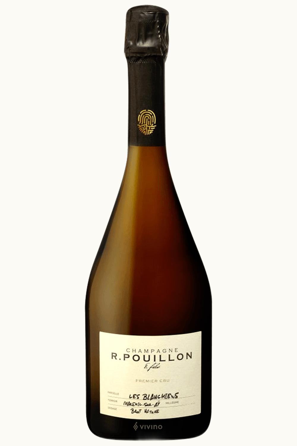 R. Pouillon R. Pouillon Les Blanchiens Premier Cru Brut Nature Champagne Zero, 2016
