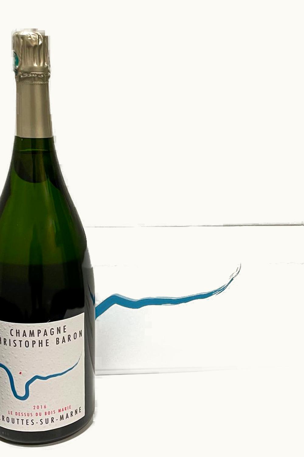 Christophe Baron Christophe Baron Le Dessus du Bois Marie Brut Nature Millésimé Champagne Zero, 2016