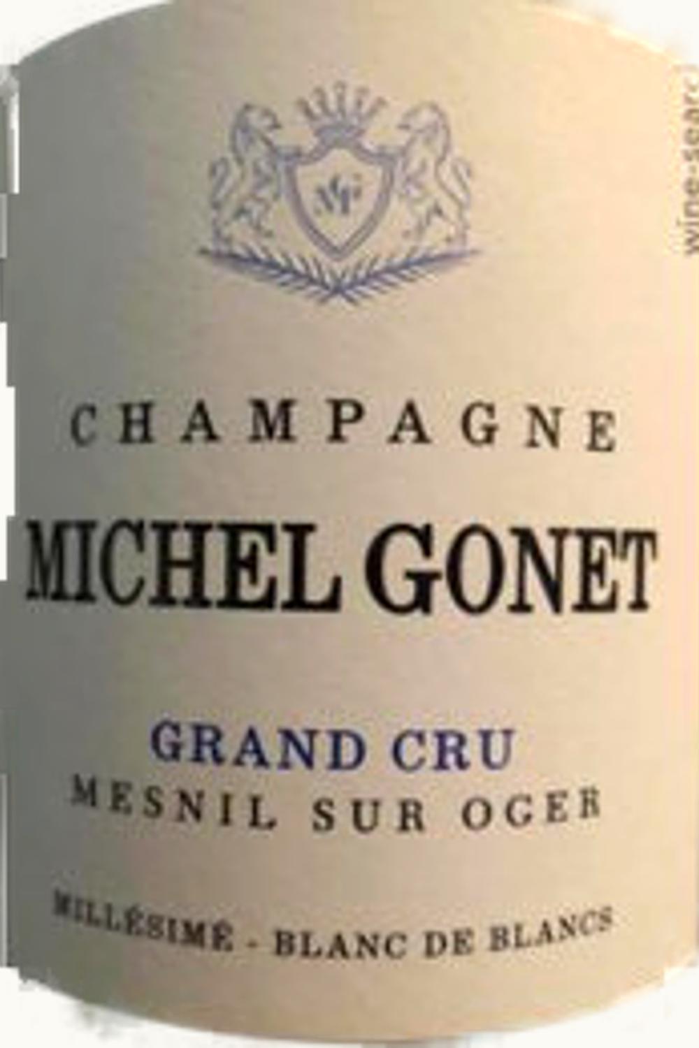 Michel Gonnet Michel Gonnet Blancdeblanc Grand Cru Mesnil sur Oger Brut Millesime, 2015