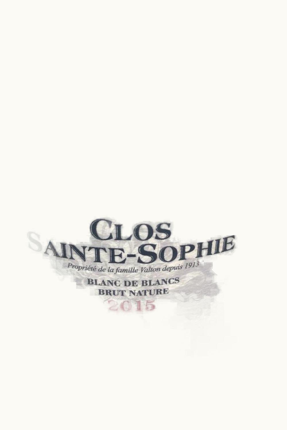 Jacques Lassaigne Jacques Lassaigne Clos St Sophie Blancdeblanc Brut Nature Champagne Zero, 2015