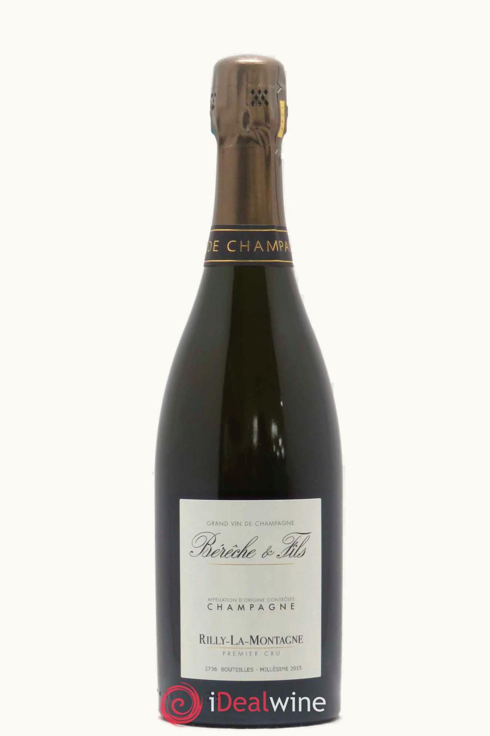 Bereche Bereche Rilly la Mnt Premier Cru Extra Brut Millesime, 2015