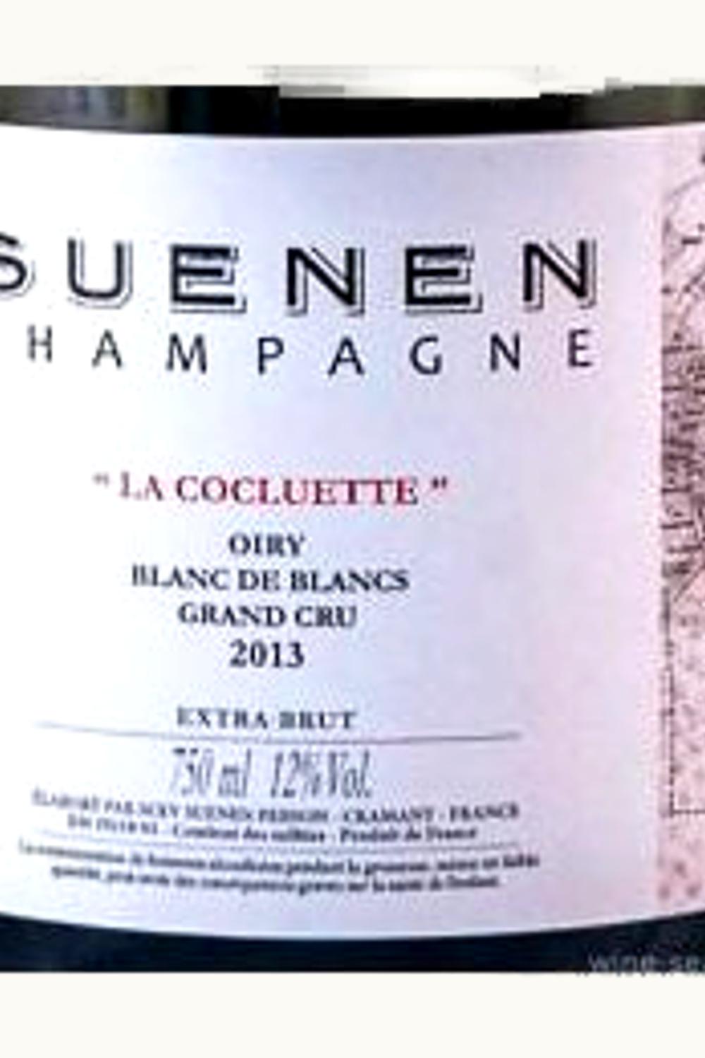 Suenen Suenen La Cocluette Oiry Grand Cru Blancdeblanc Extra Brut, 2015