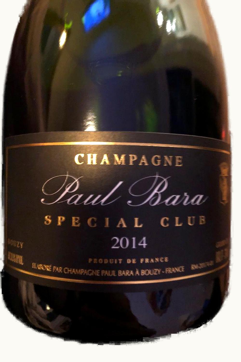 Paul Bara Paul Bara SPC Club Blanc de Noir Brut Champagne, 2014