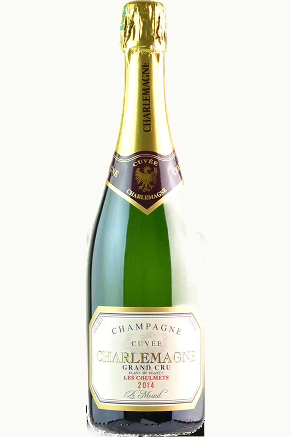 Guy Charlemagne Guy Charlemagne Mesnillesime Blanc de Blanc Grand Cru Brut Champagne, 2014