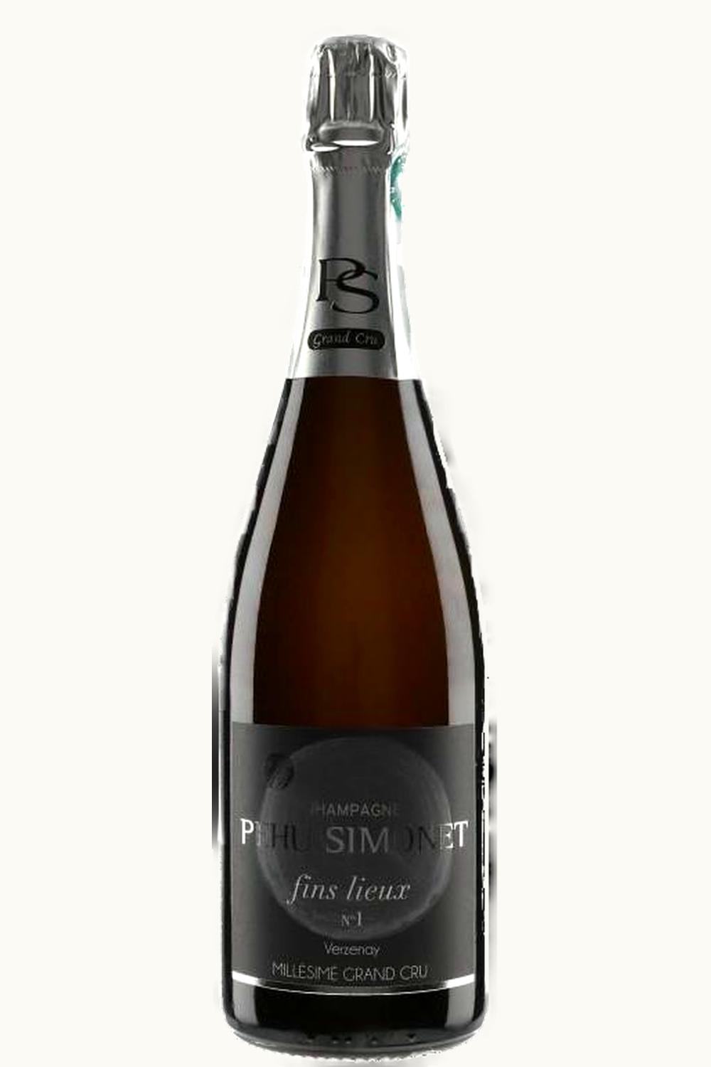 Pehu Simonnet Pehu Simonnet Fins Lieu No. One Grand Cru Brut Millesime Champagne Blanc de Noir, 2014