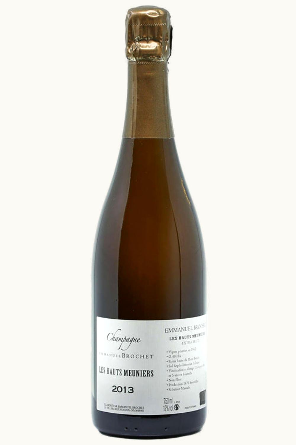 Emmanuel Brochet Emmanuel Brochet Les Haut Meunier Premier Cru Extra Brut Champagne, 2013