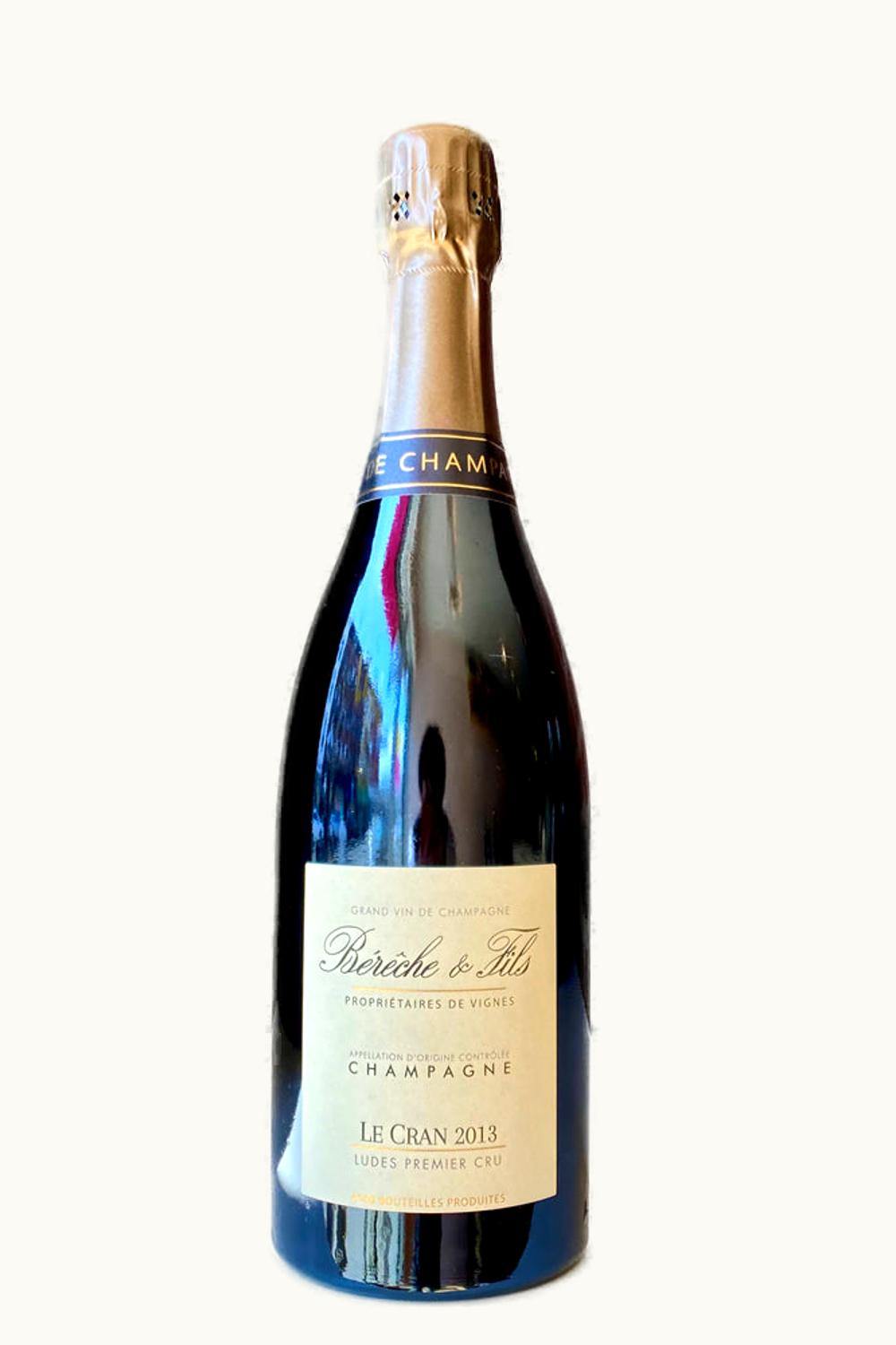 Bereche Bereche Le Cran Premier Cru Brut Nature Millesime Champagne Zero, 2013