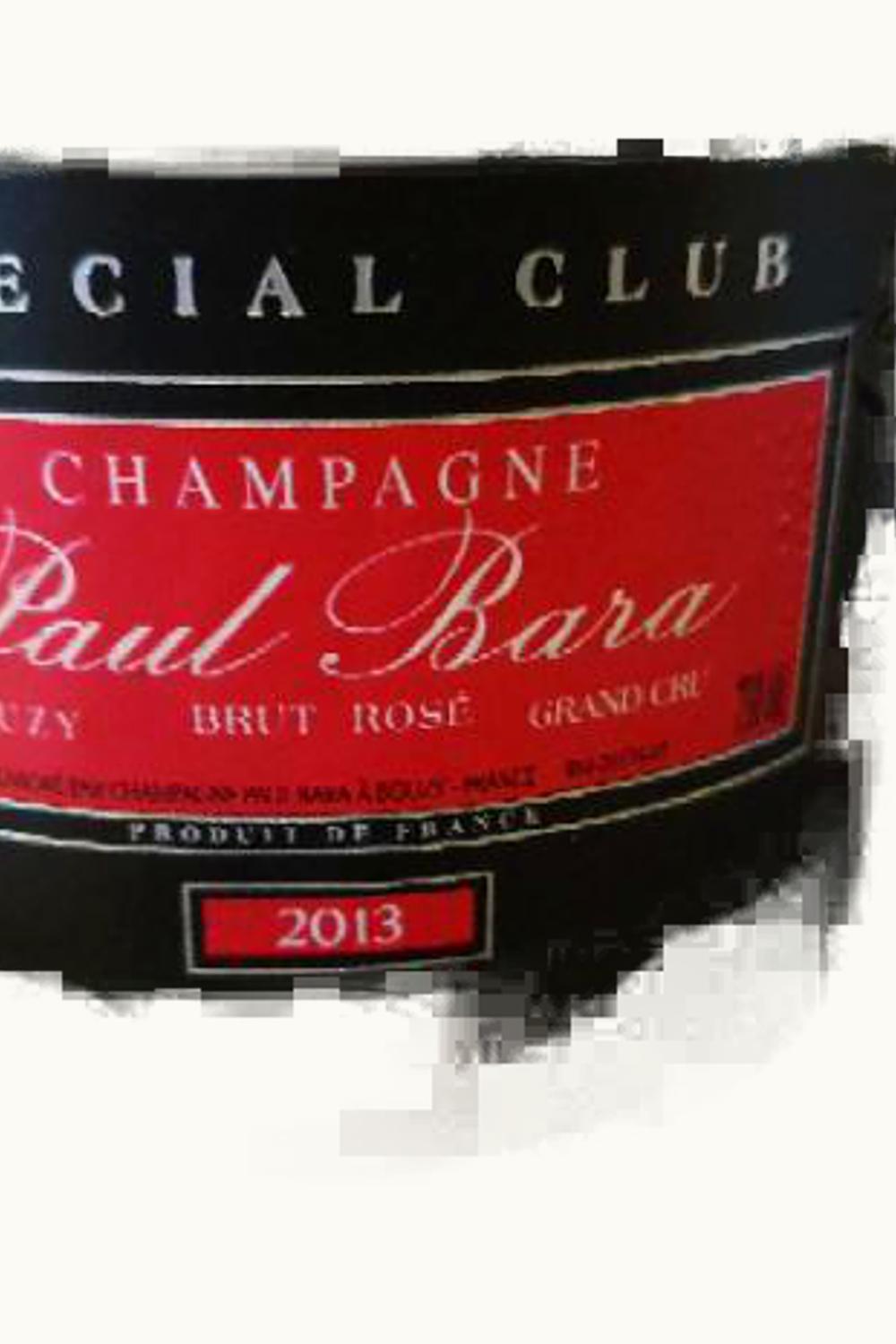 Paul Bara Paul Bara SPC Club Rose Grand Cru Champagne, 2013