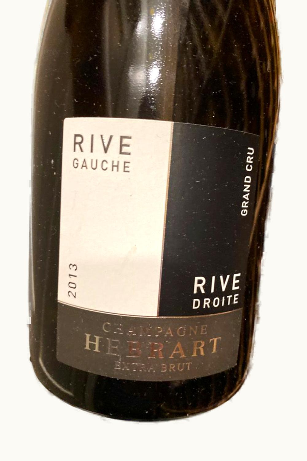 Hébrart Hebrart Rive Gauche Droite Grand Cru Extra Brut Champagne, 2013