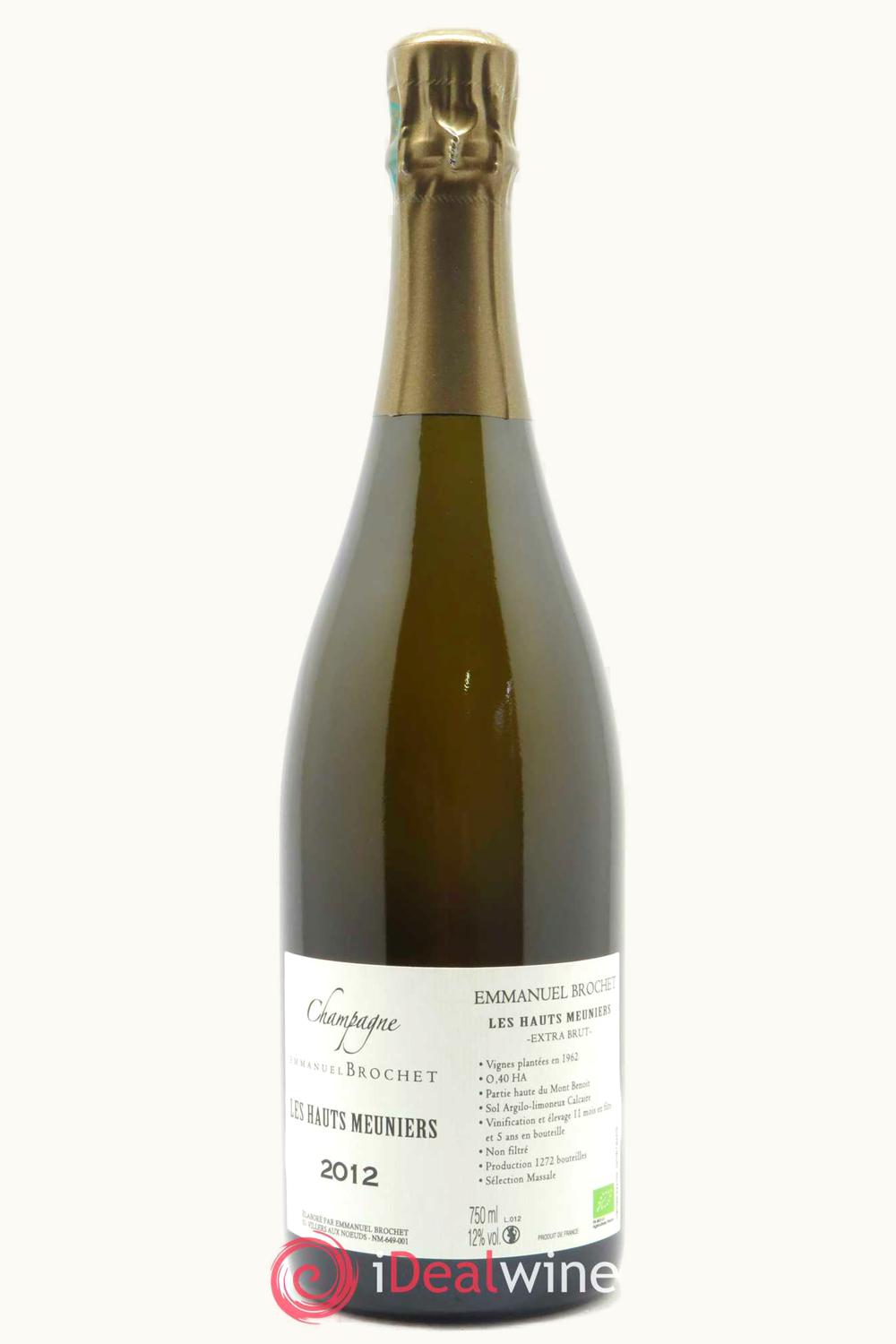 Emmanuel Brochet Emmanuel Brochet Les Hauts Meunier Premier Cru Extra Brut Champagne, 2012