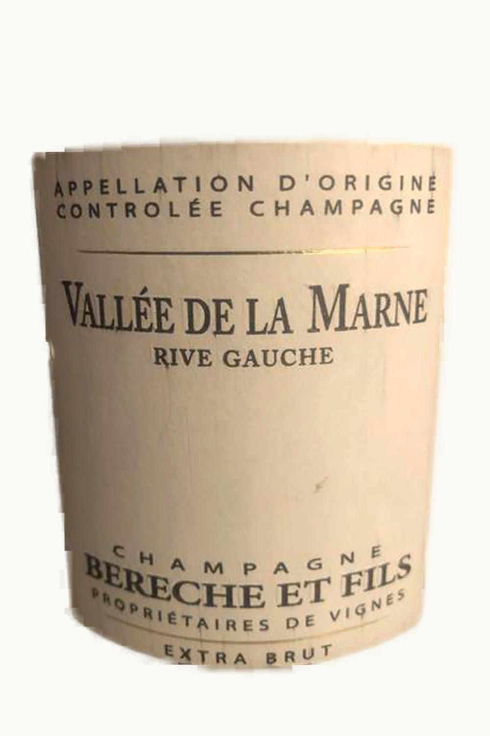 Bereche Bereche Valley de la Marne Rive Gauche Extra Brut Champagne, 2012