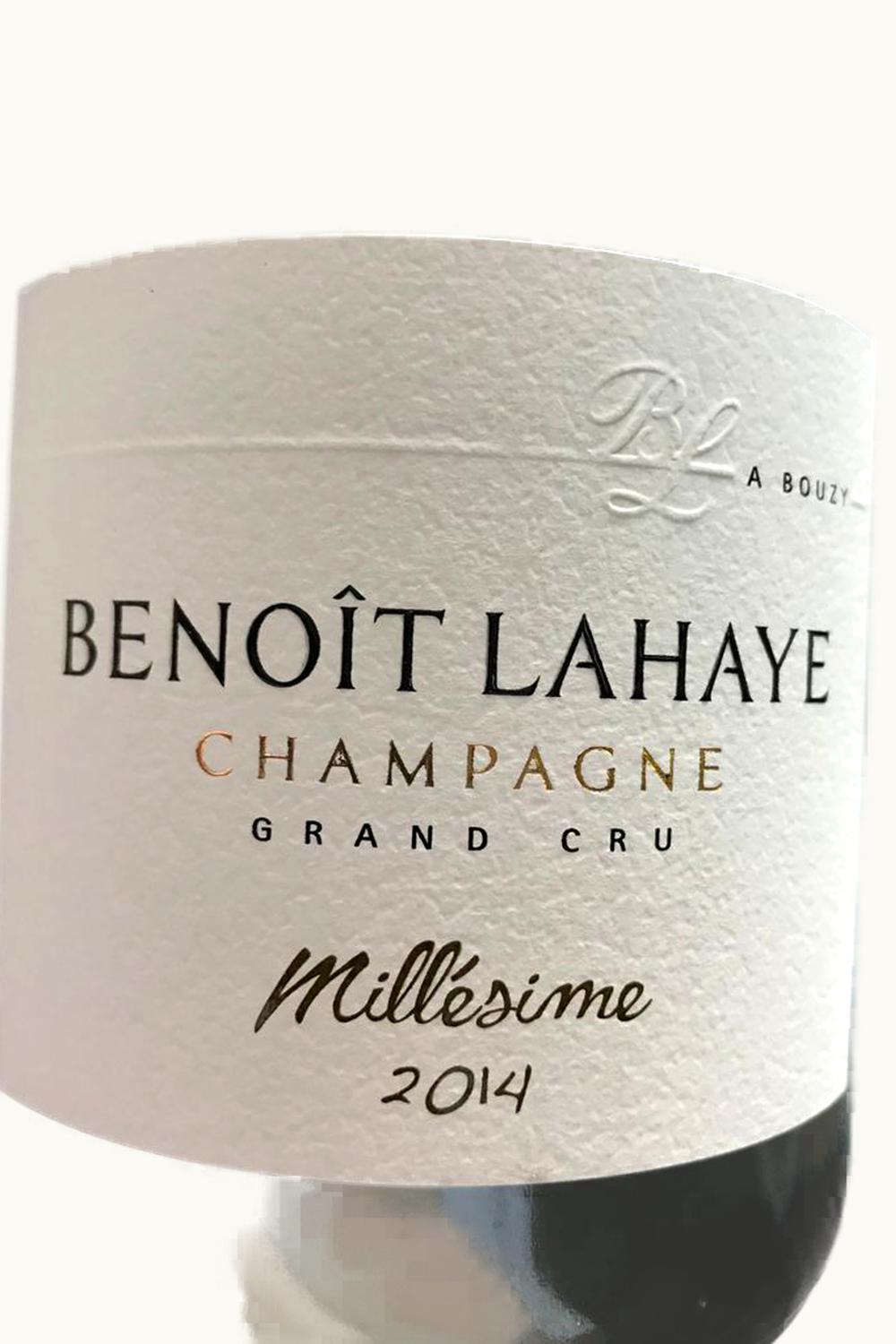 Benoit Lahaye Benoit Lahaye Grand Cru Extra Brut Millesime Champagne, 2012