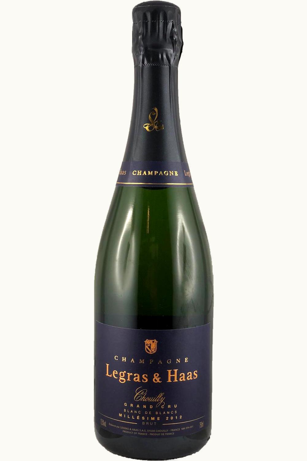 Legras & Haas Legras & Haas Millesime Grand Cru Blanc de Blanc Brut Champagne, 2012