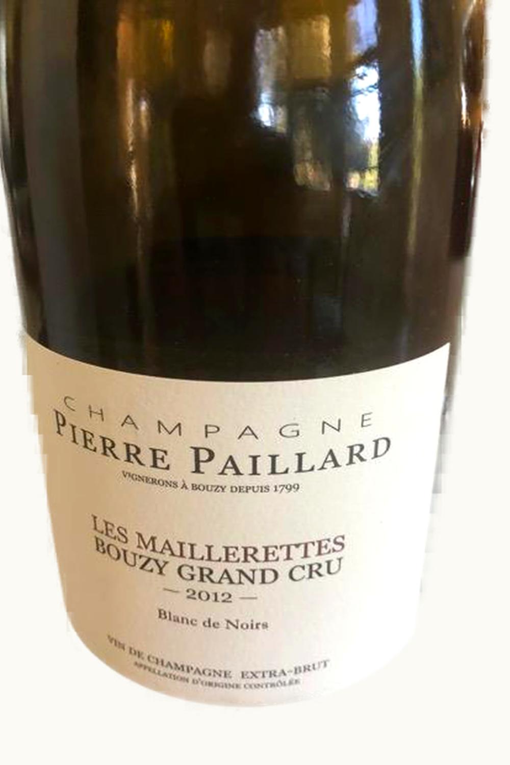 Pierre Paillard Pierre Paillard Les Maillerettes Blanc de Noir Bouzy Grand Cru Brut Champagne, 2012