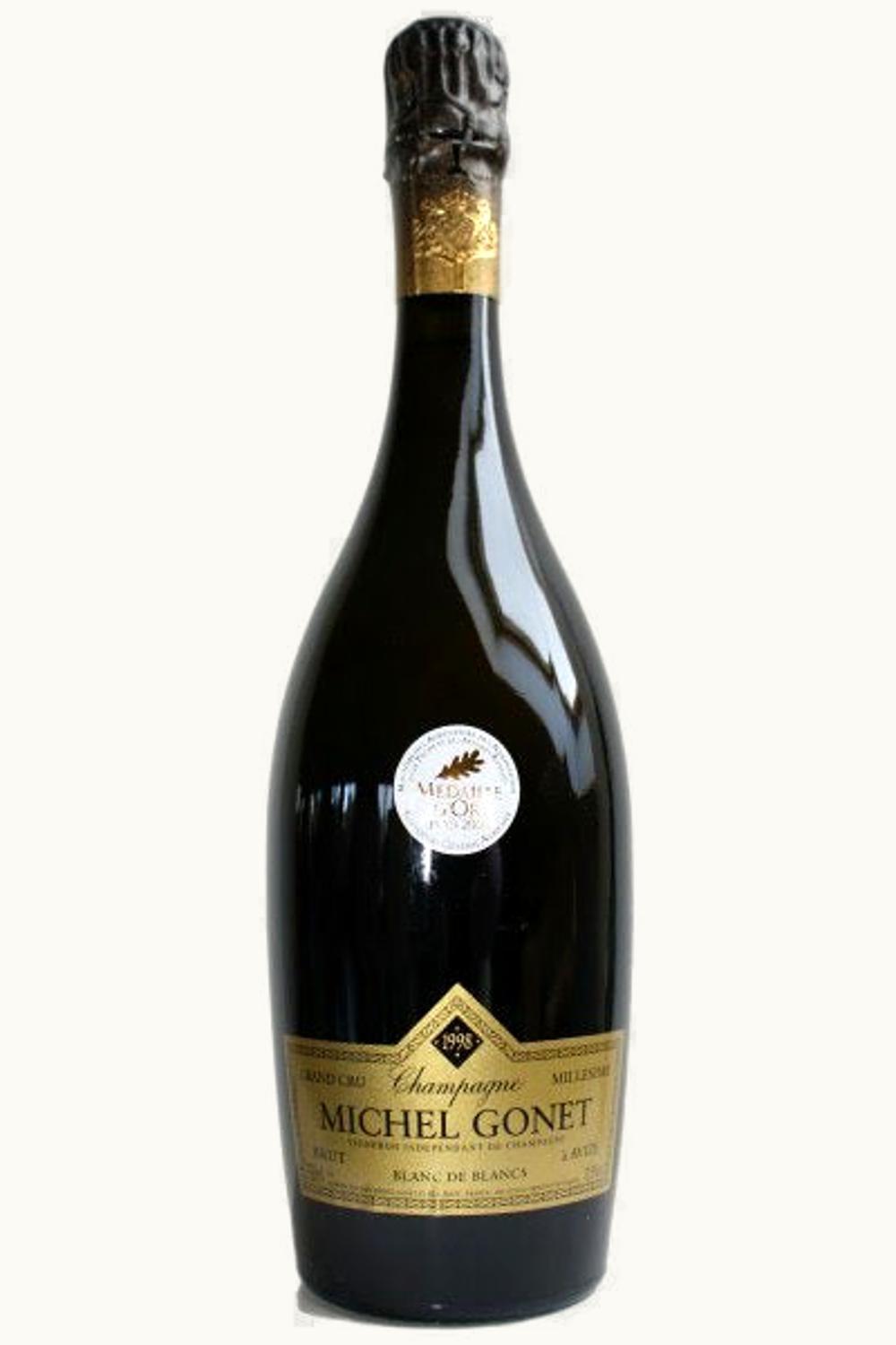 Michel Gonnet Michel Gonnet Blanc de Blanc Grand Cru Mesnil sur Oger Brut Millesime Champagne, 2011