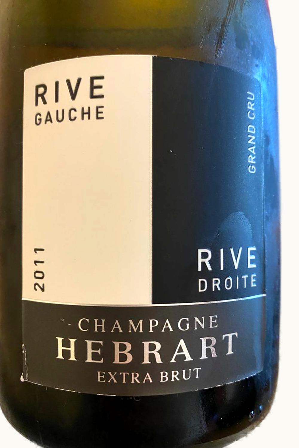 Hébrart Hebrart Rive Gauche Rive Droite Grand Cru Extra Brut Champagne, 2011