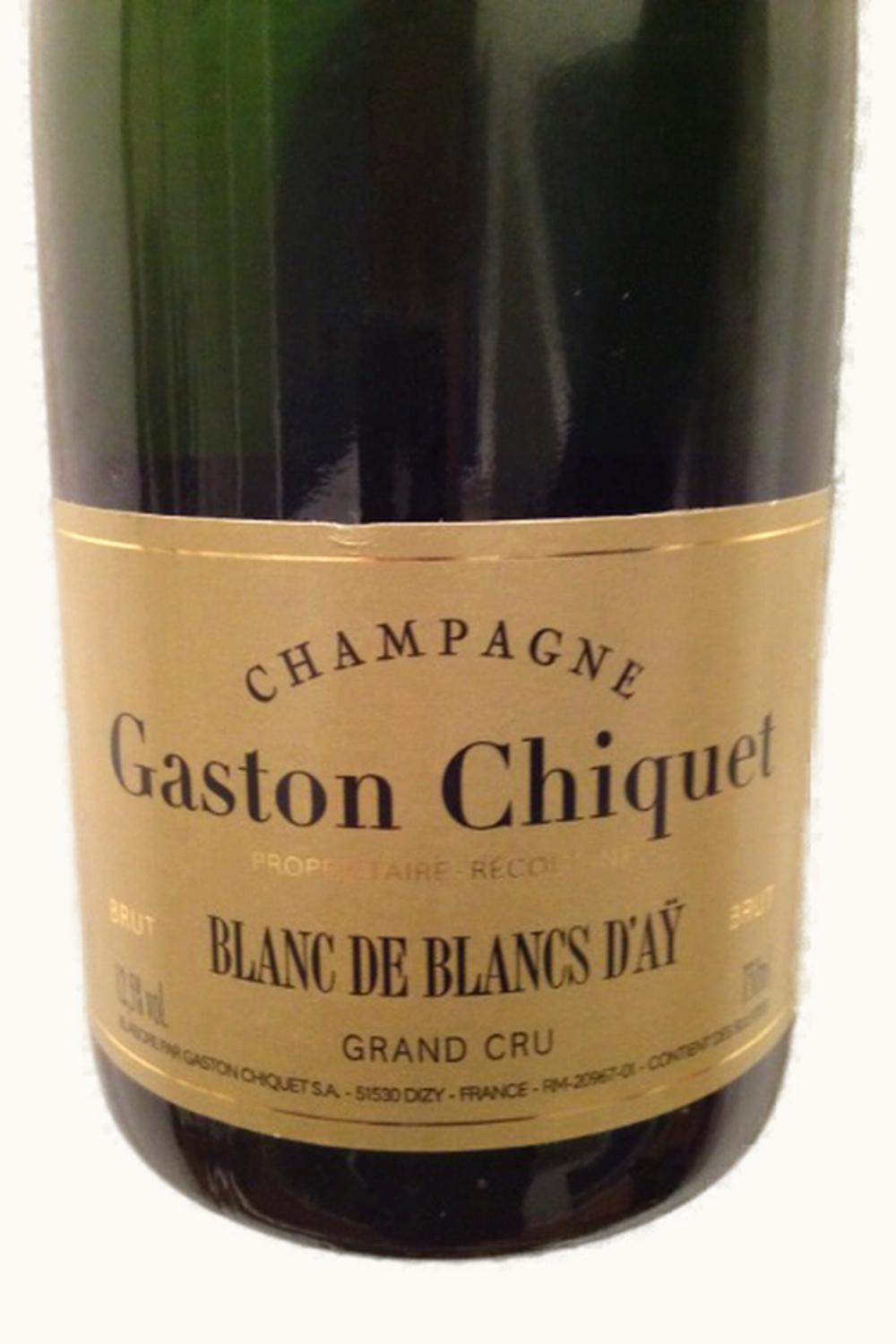 Gaston Chiquet Gaston Chiquet Grand Cru Blanc de Blanc d'Ay Vintage Brut Champagne, 2011