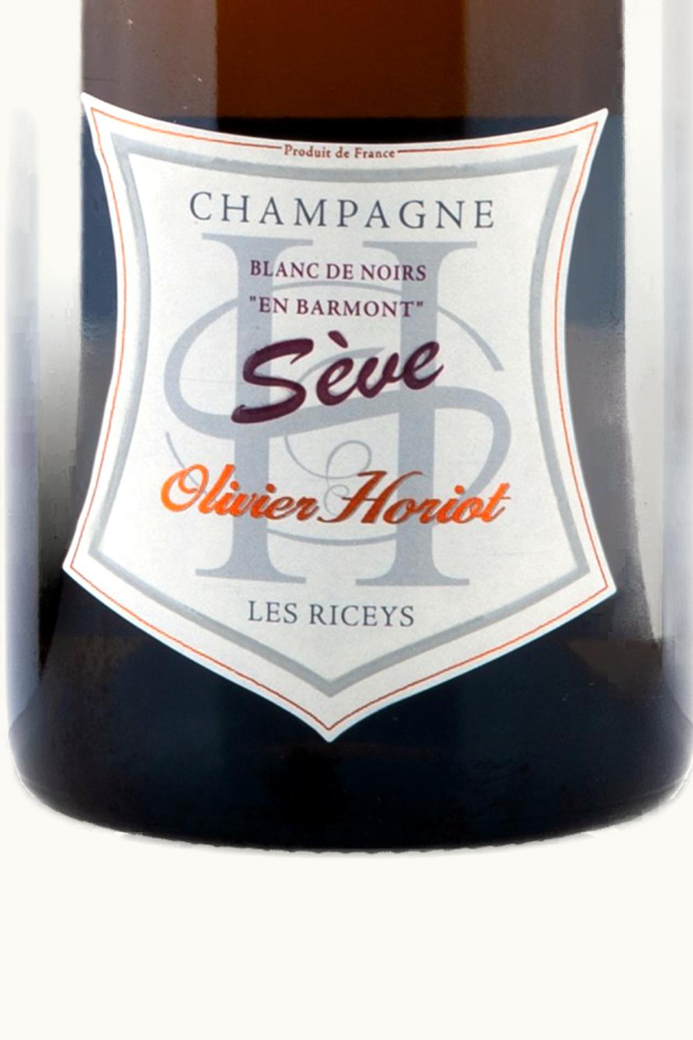 Serge Olivier Horiot Serge Olivier Horiot Séve Barmont Blanc de Noir Extra Brut Champagne France, 2011