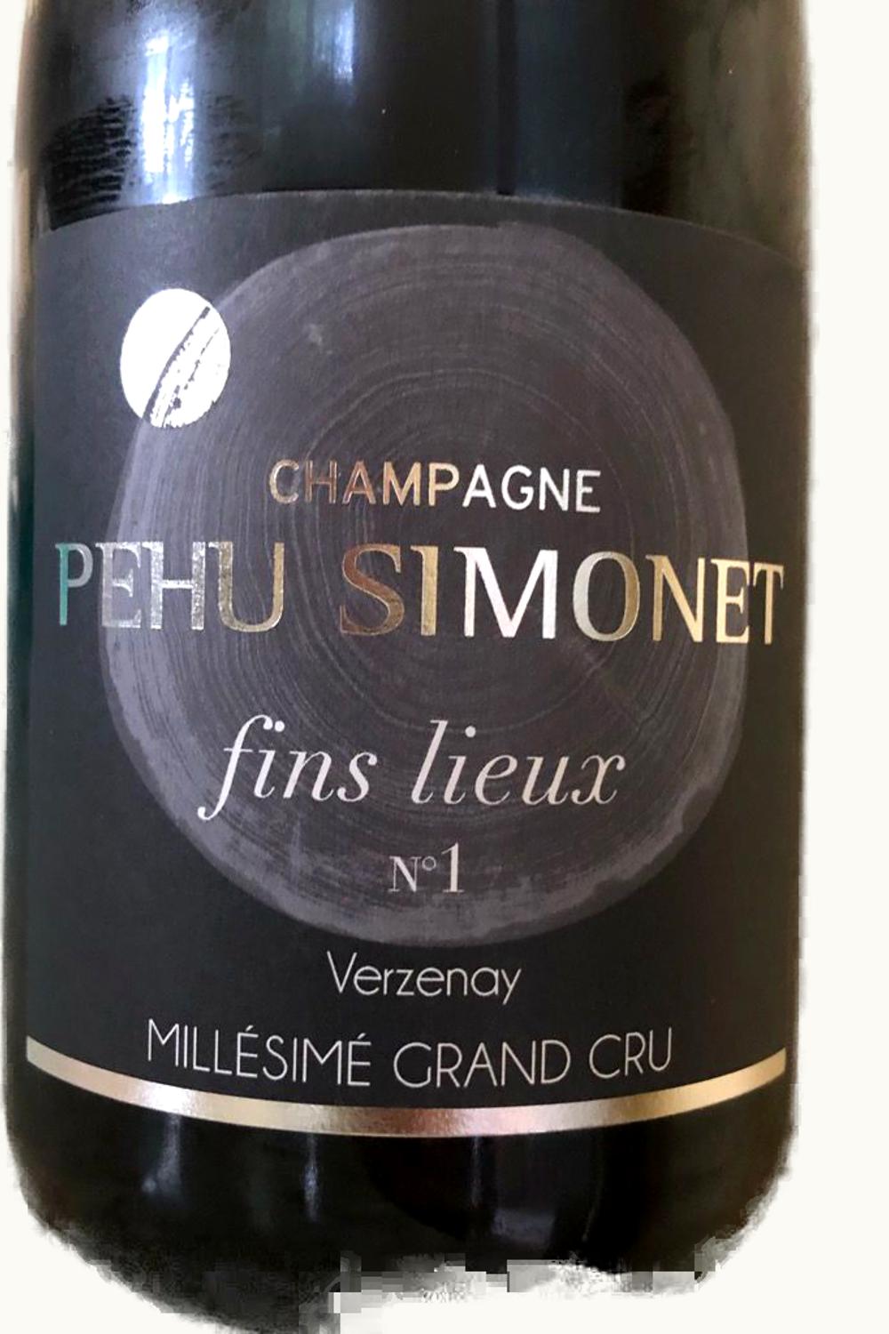 Pehu Simonnet Pehu Simonnet Fins Lieu No Three Grand Cru Brut Millésime Champagne Blanc de Noir France, 2011