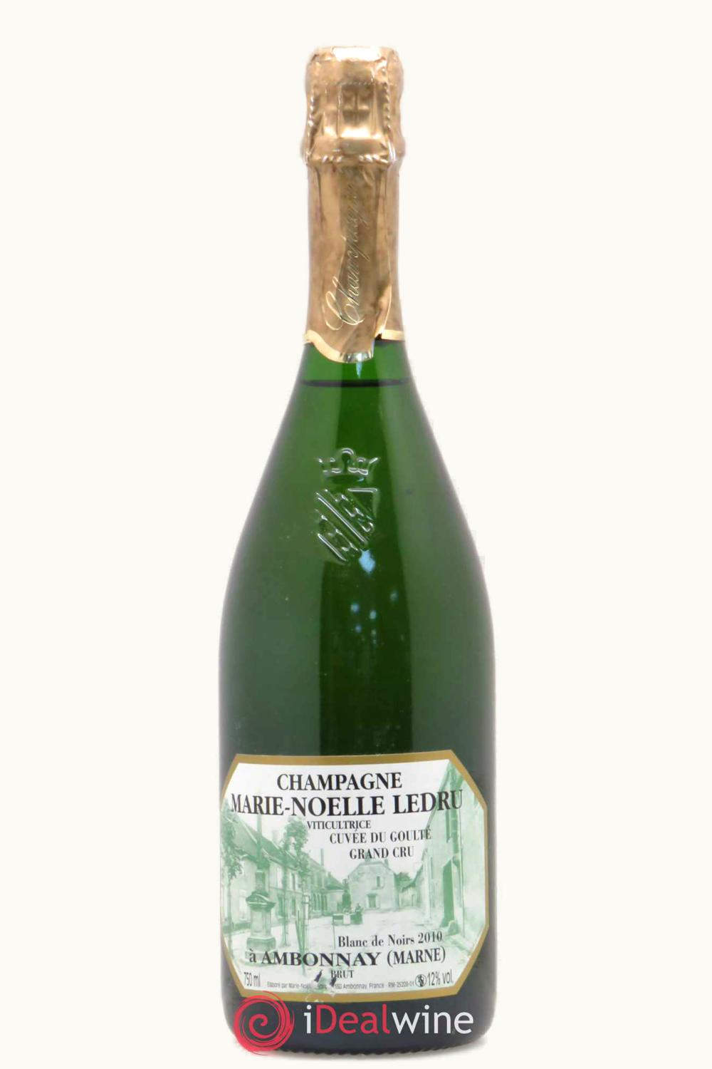Marie-Noëlle Ledru Marie-Noëlle Ledru Cuvée du Goulte Blanc de Noir Grand Cru Brut Champagne France, 2010