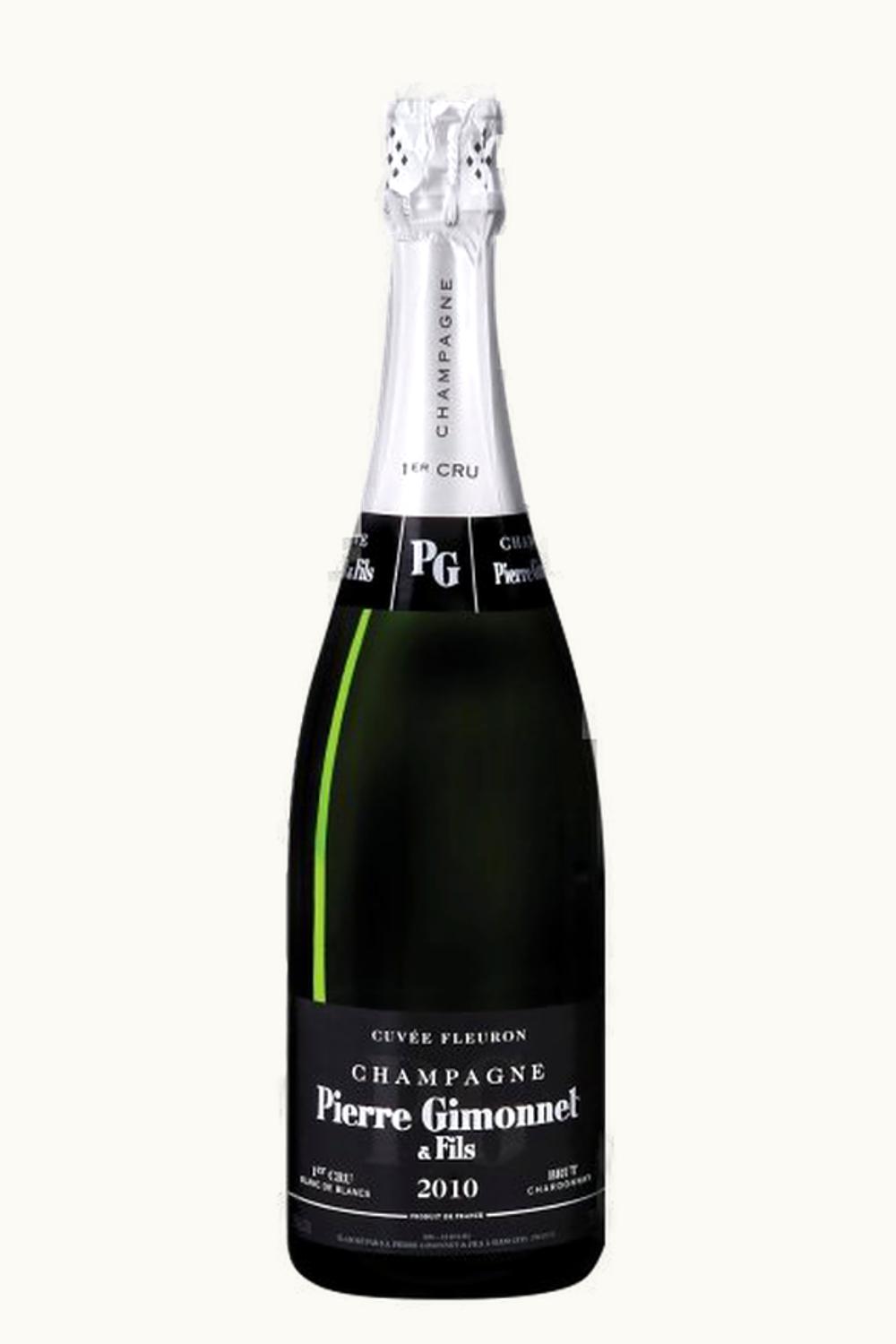 Pierre Gimonnet Cuvée Fleuron Premier Cru Brut Millésime Champagne Blanc de France, 2010