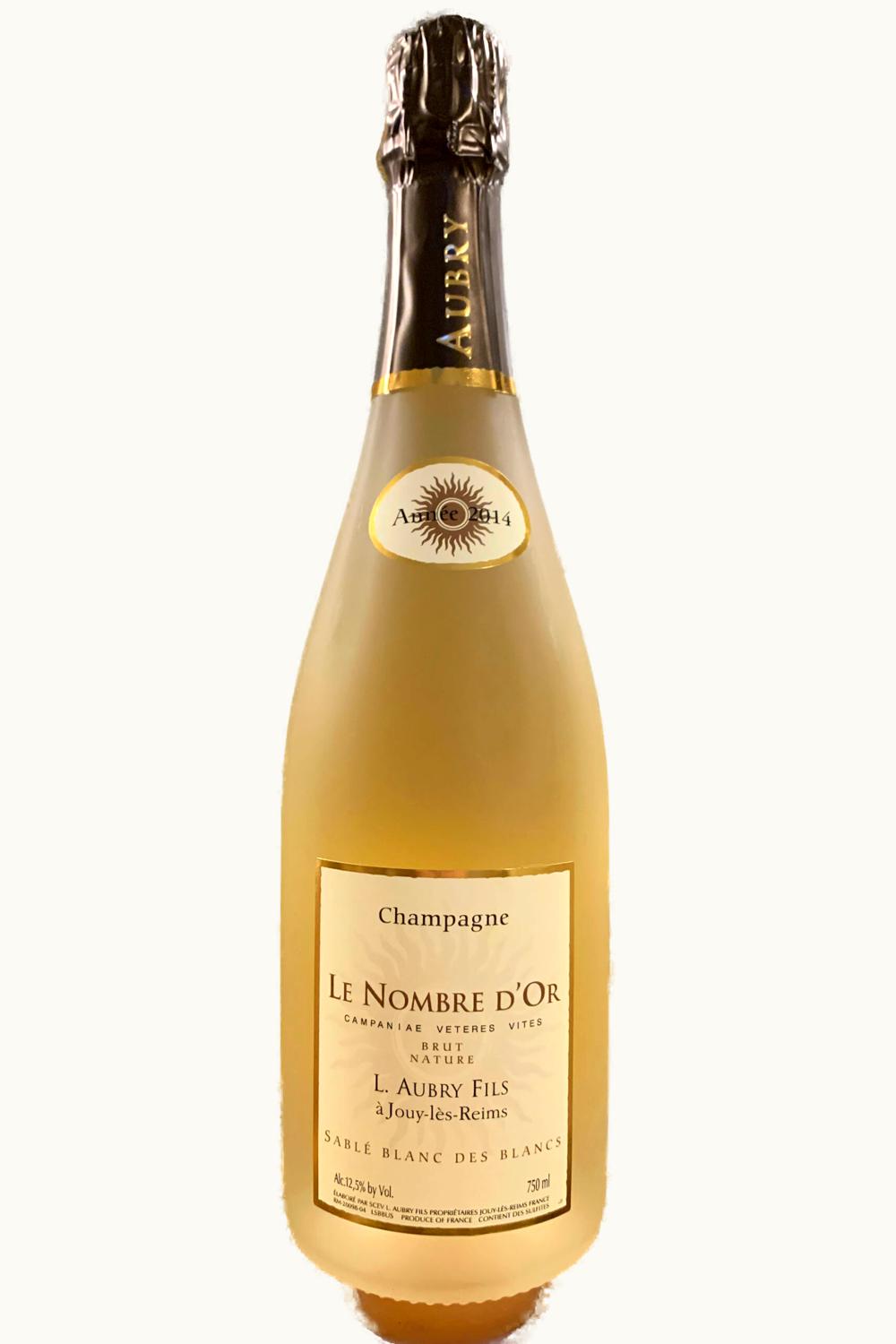 Aubry Le Nombre d'Or Sable Blanc de Blanc Campanae Veteres VIte Brut Champagne France, 2010
